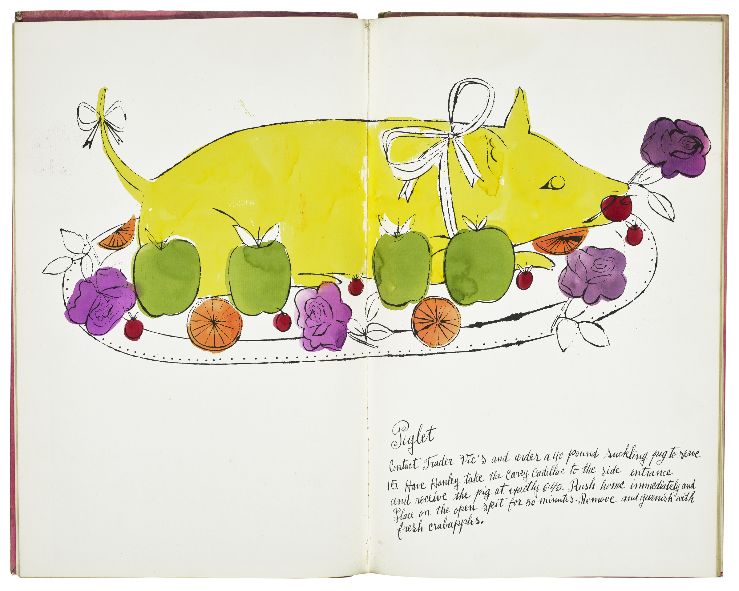 Andy Warhol (1928-1987), Wild Raspberries, 1959. 