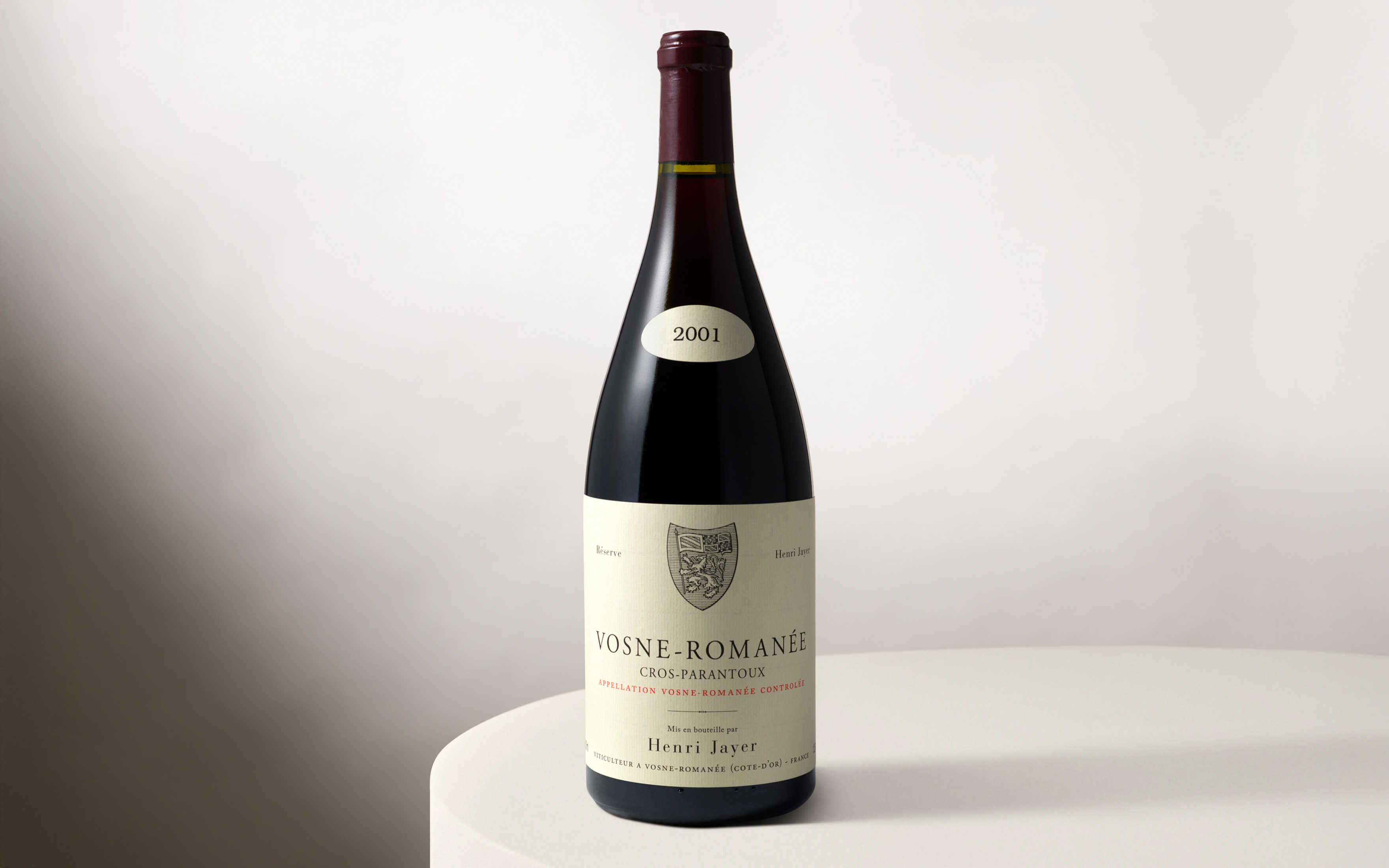 Henri Jayer, Vosne-Romanee, Cros Parantoux 2001, offered in Fine and Rare Wines and Spirits Online: London Edition, until 19 June 2025 at Christie's Online