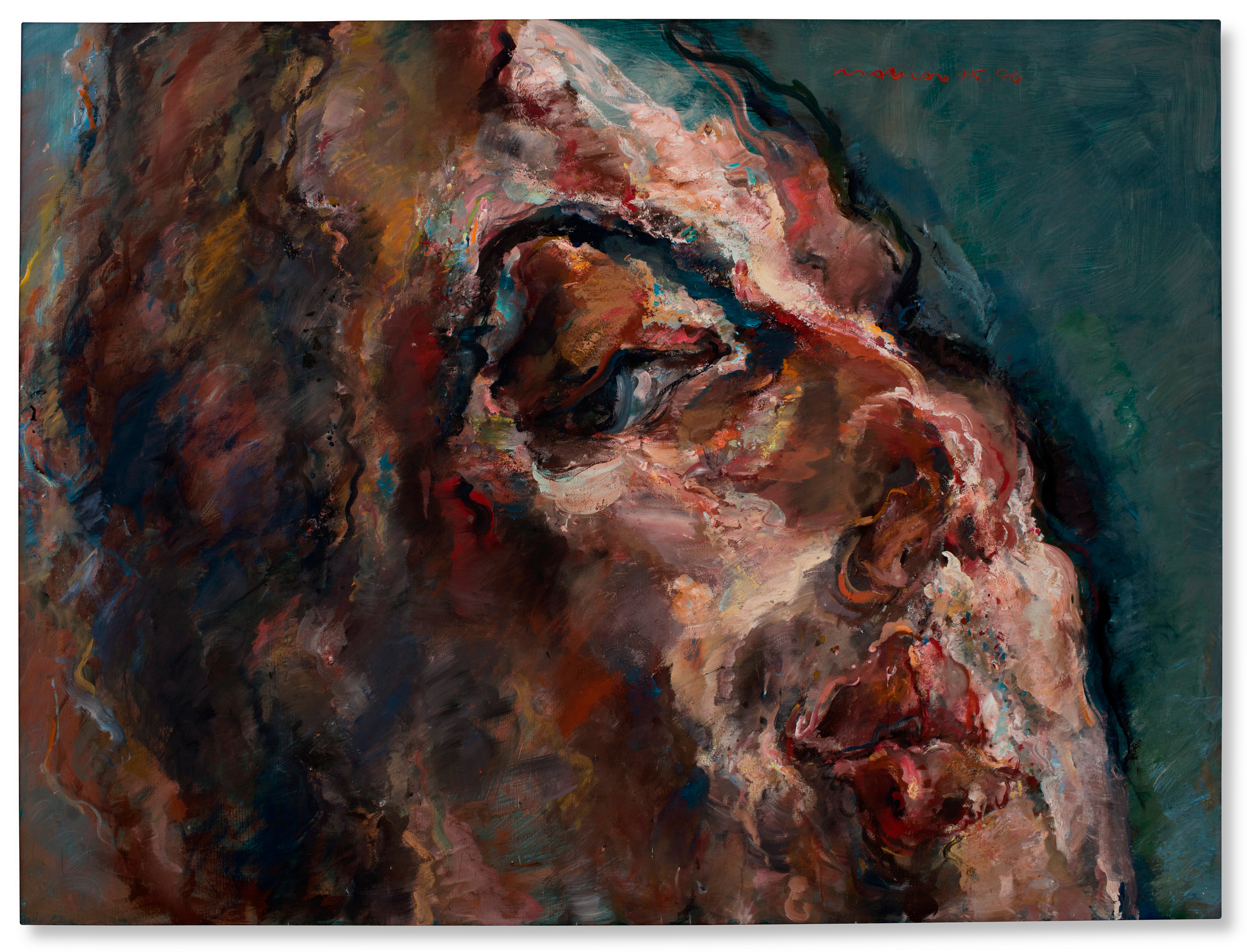 Marwan, Kopf (Head), 1975-76, on view in MARWAN: A Soul in Exile, until 22 August 2025 at Christie's in London