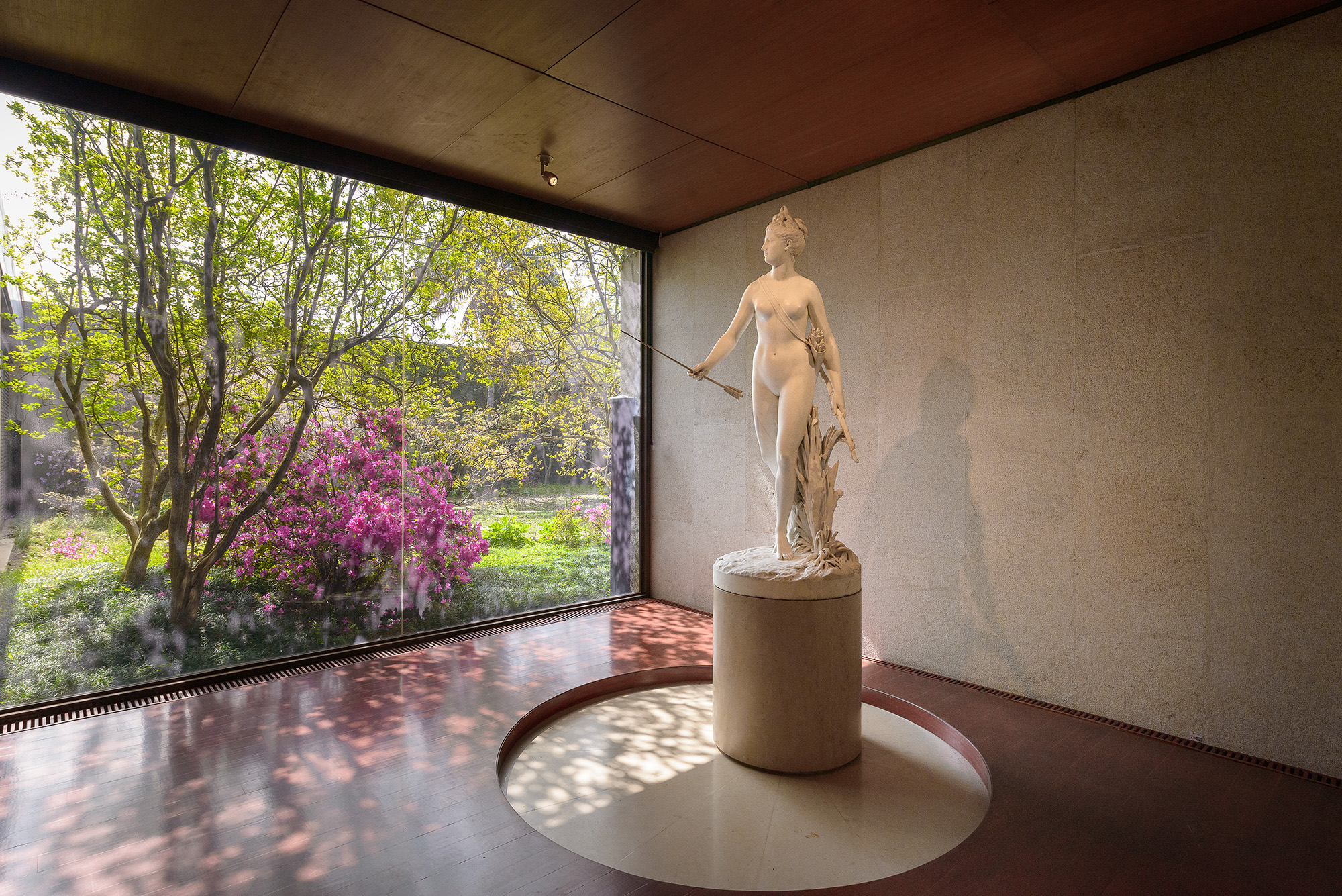 Jean-Antoine Houdon, Diana, 1780, at the Calouste Gulbenkian Museum, which is undergoing refurbishment before reopening in 2026