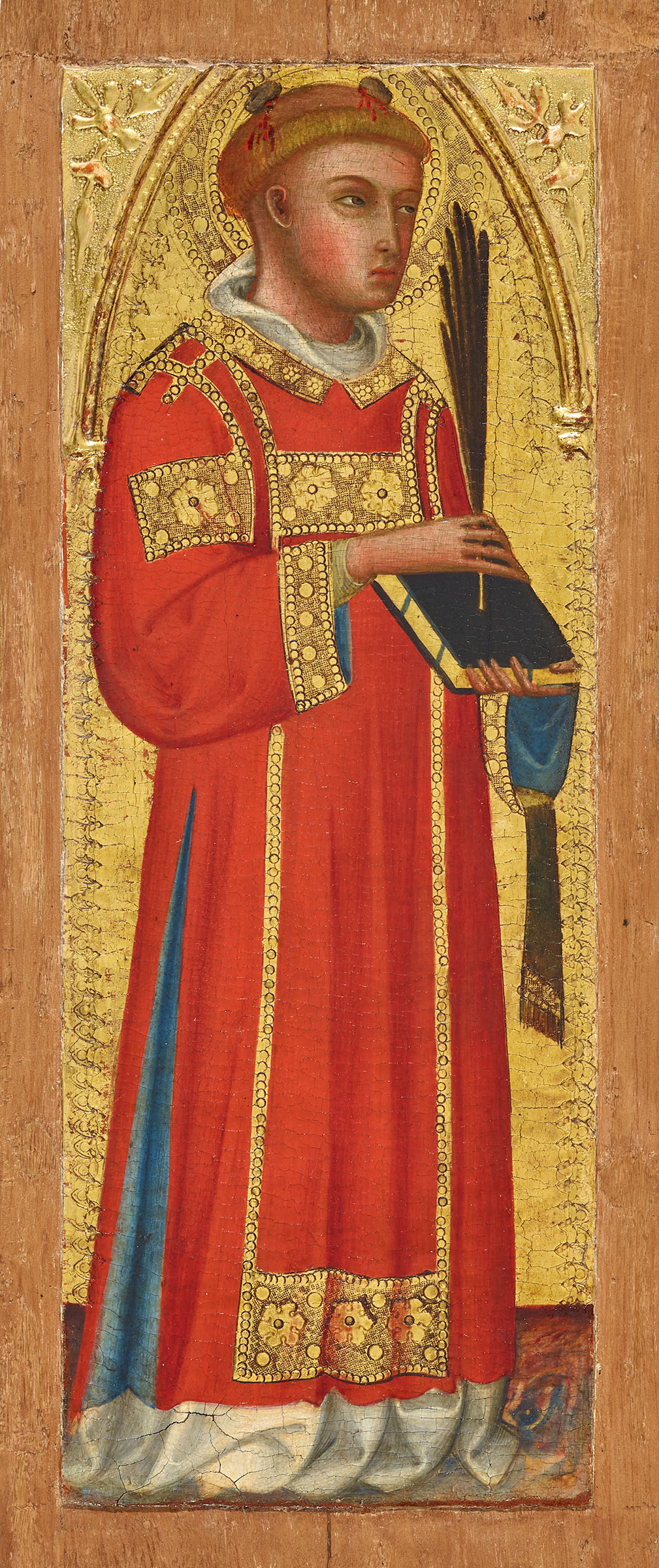 Bartolo di Fredi, Saint Stephen, offered in Siena and the Renaissance: A Selling Exhibition, until 11 July 2025 at Christie's Online