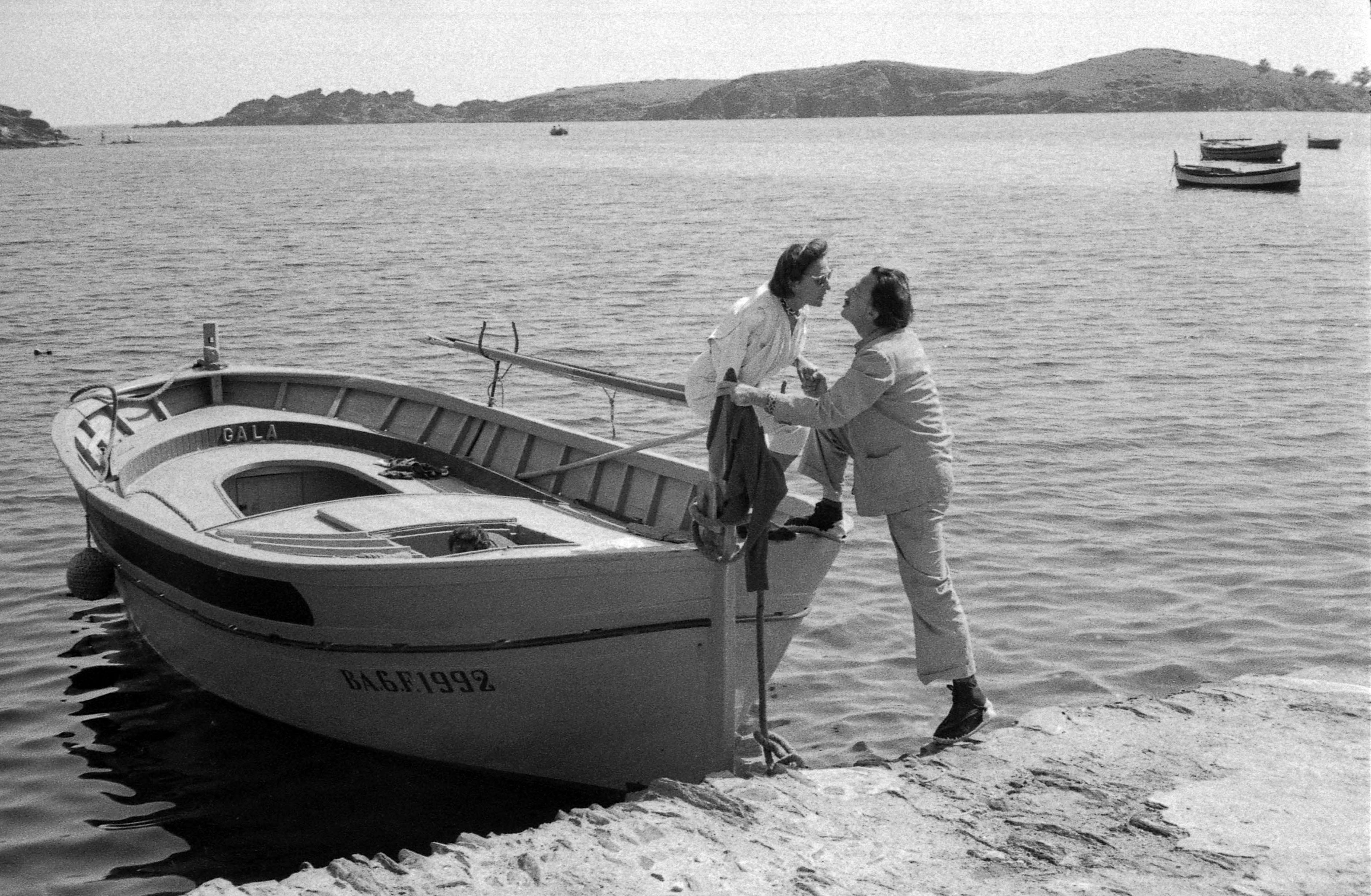 Dali and Wife in Cadaques
