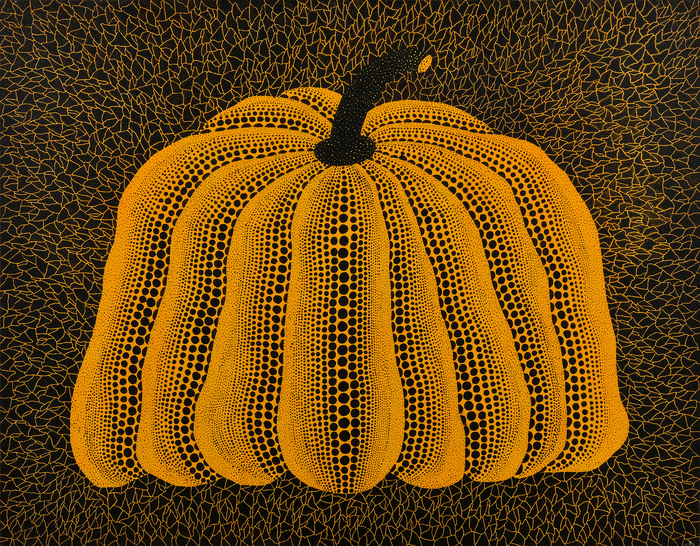 Yayoi Kusama, Pumpkin, 1991, at Fondation Beyeler, Basel