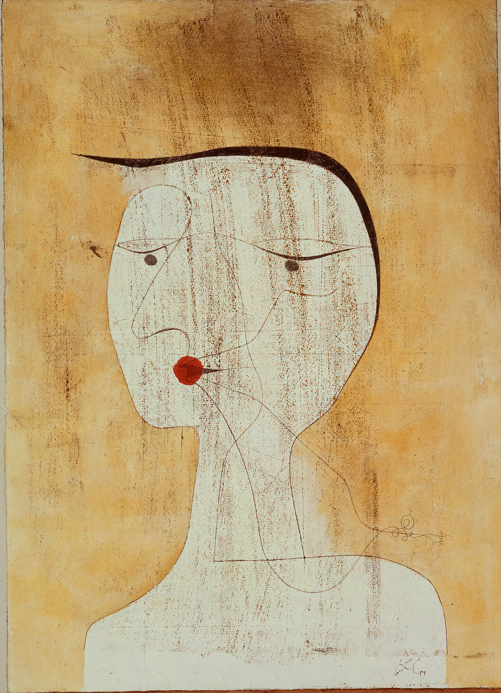 Paul Klee, The Sealed Lady, 1930, at Museo Nacional Thyssen-Bornemisza, Madrid