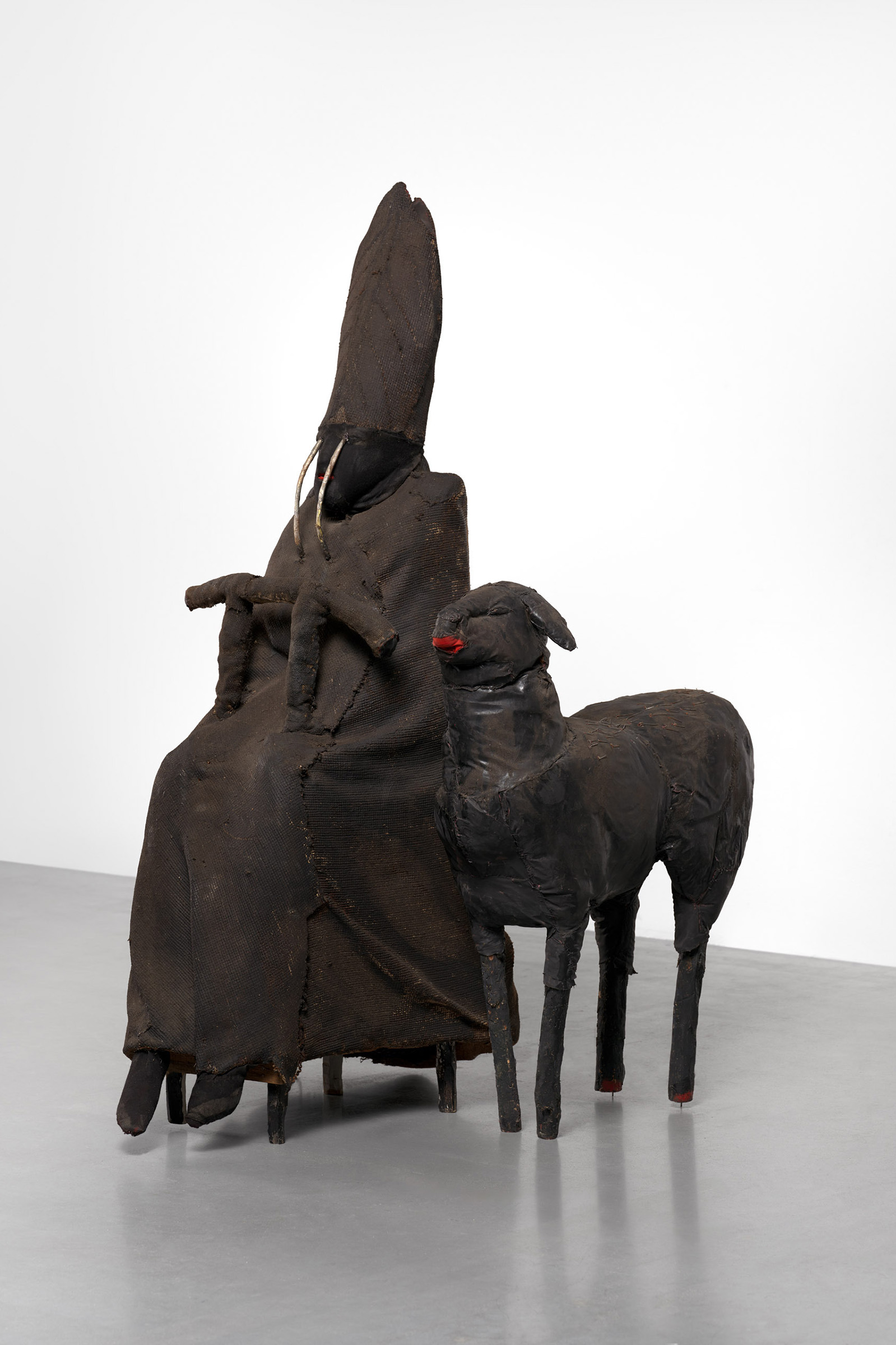 Miroslaw Balka, Black Pope, Black Sheep, 1987
