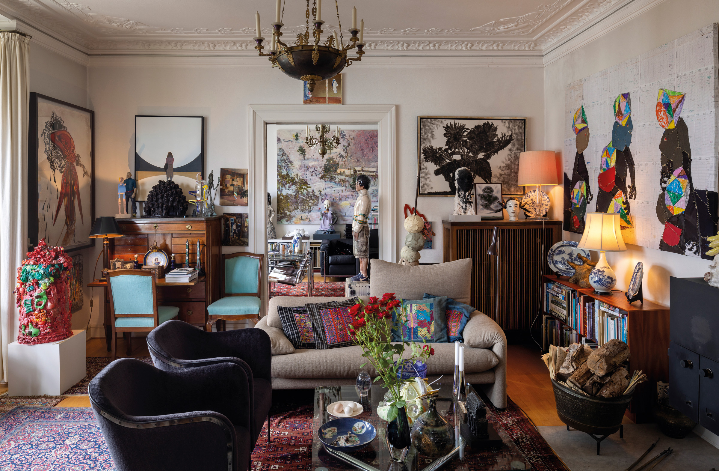 Works by artists including Hernan Bas, CoSenerie and Peter Doig, offered in the Ole Faarup Collection, Christie's London