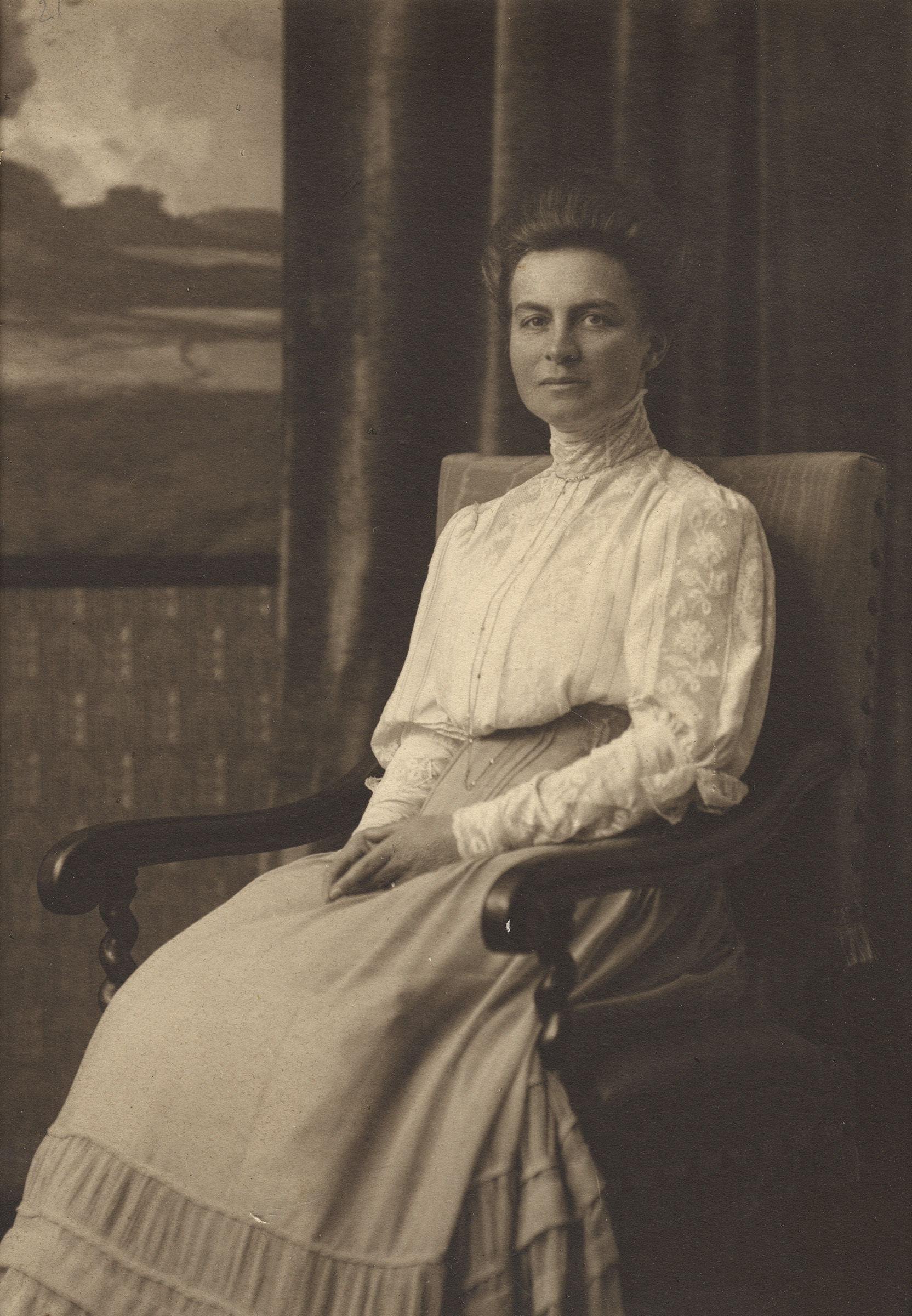 A portrait of Helene Kroller‑Muller, circa 1905‑10