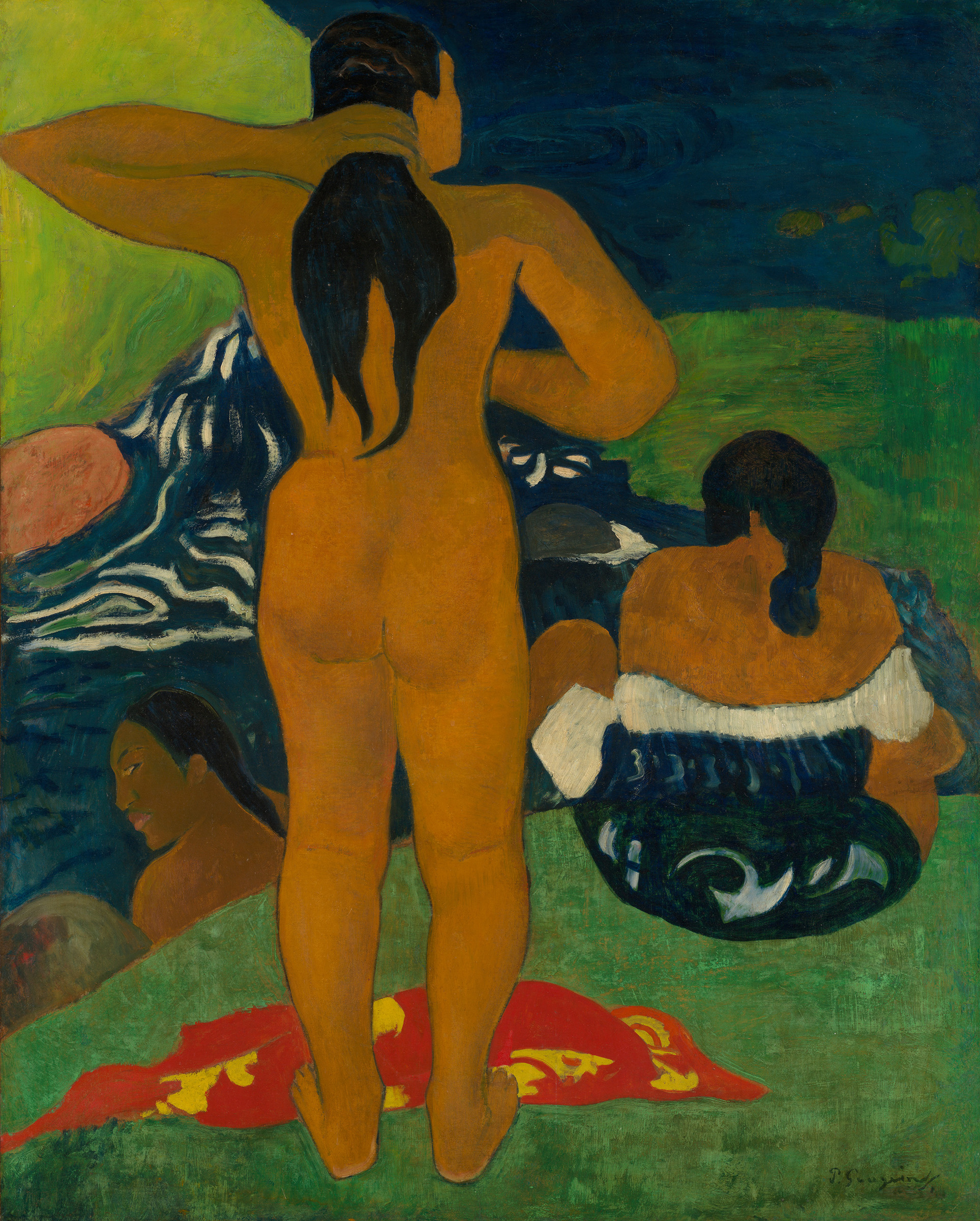 Paul Gauguin, Tahitian Women Bathing, 1892, at the National Palace Museum, Taiwan