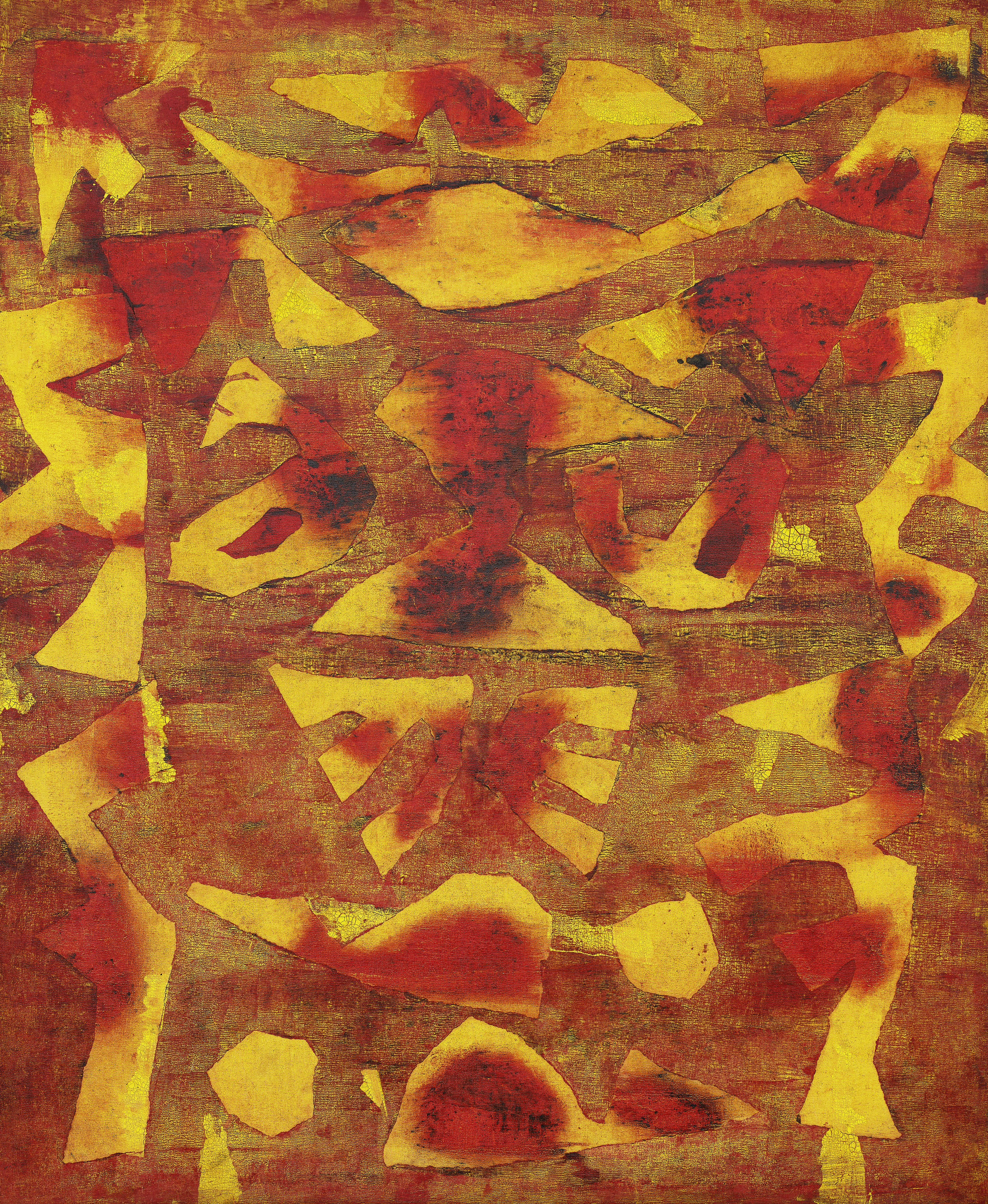 Vasudeo S. Gaitonde (1924–2001), Untitled, 1984. Oil on canvas. 38⅞ x 32 in (98.7 x 81.3 cm). Estimate: $2,000,000–3,000,000. Offered in South Asian Modern + Contemporary Art on 17 September 2025 at Christie’s in New York