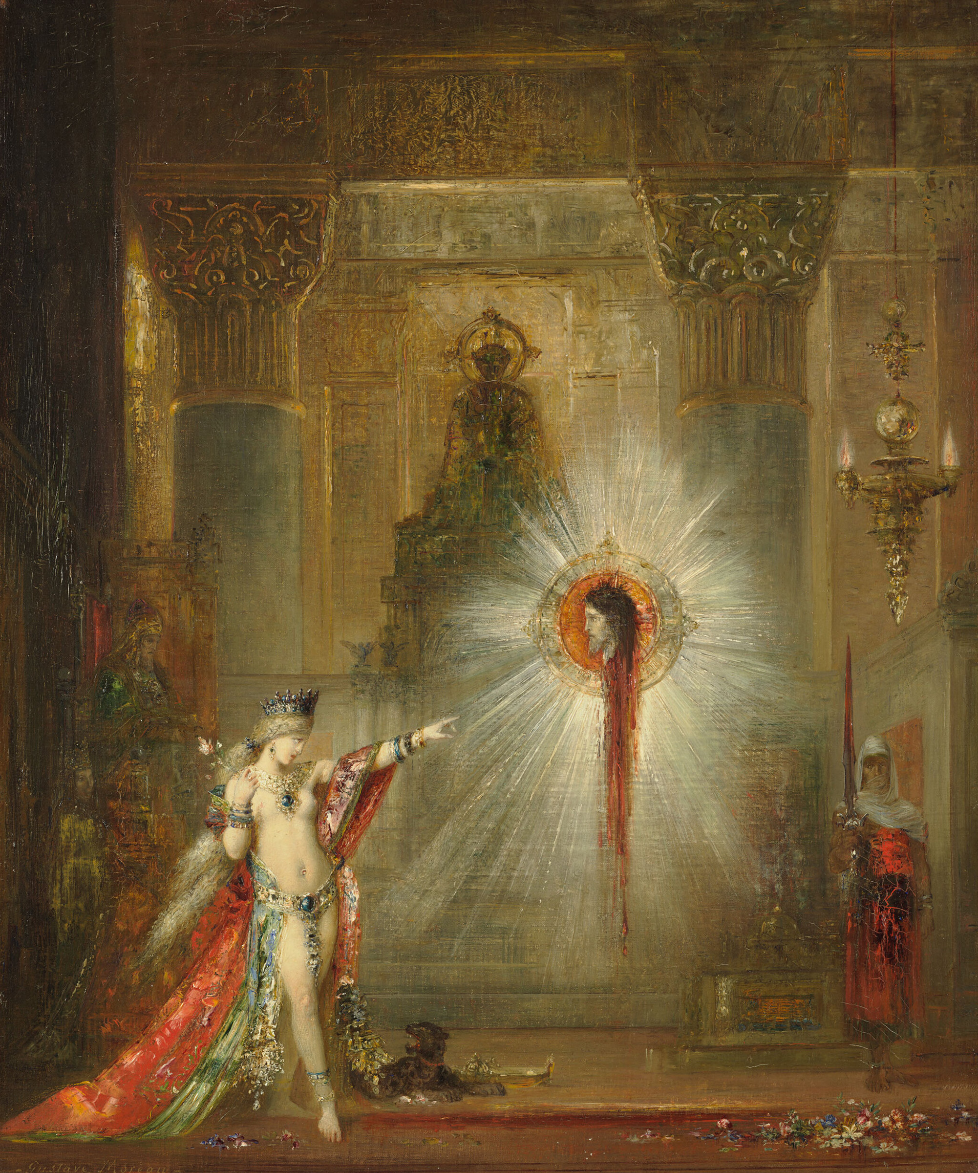 Gustave Moreau, The Apparition, 1876-77