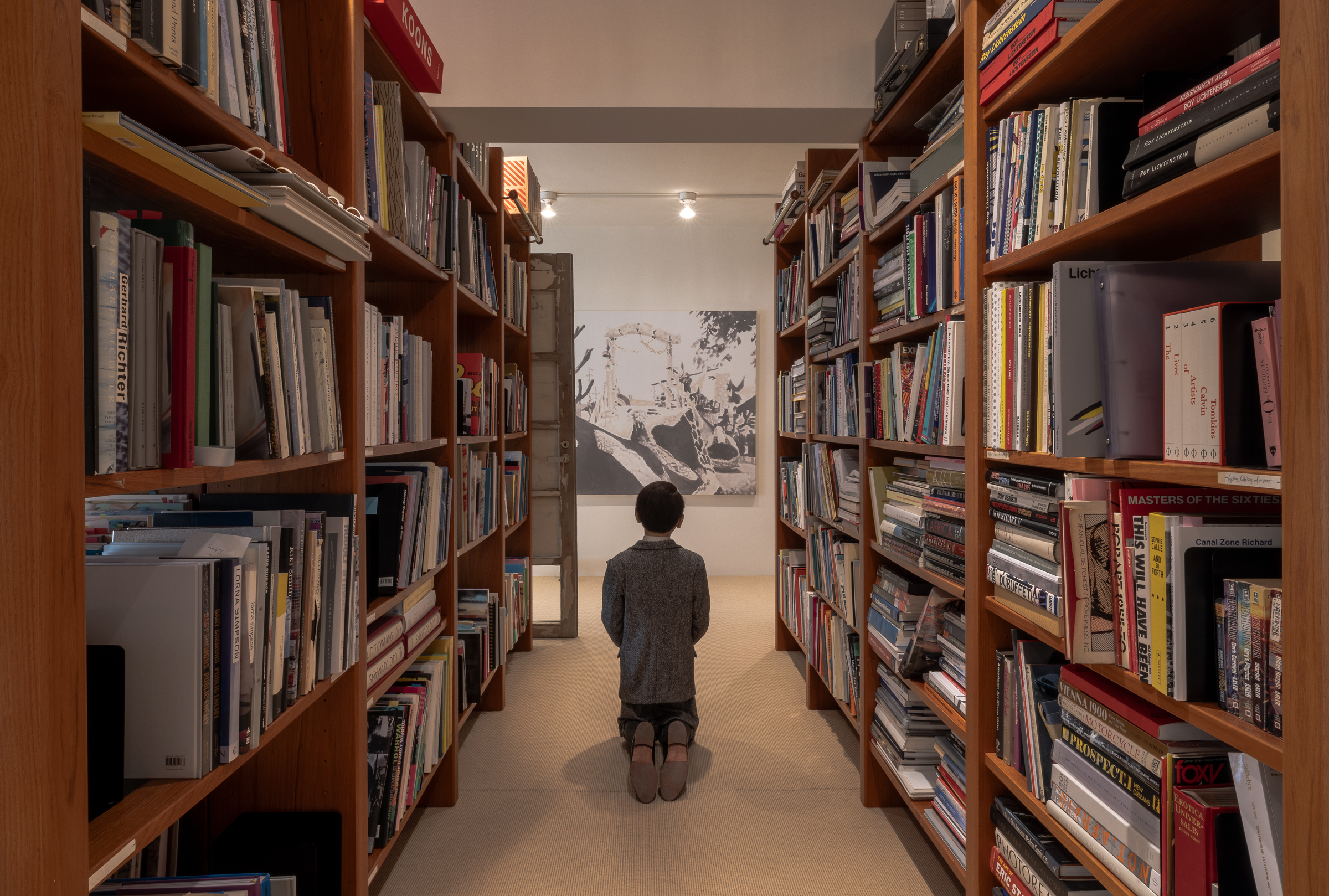 Edlis Neeson interior home with art