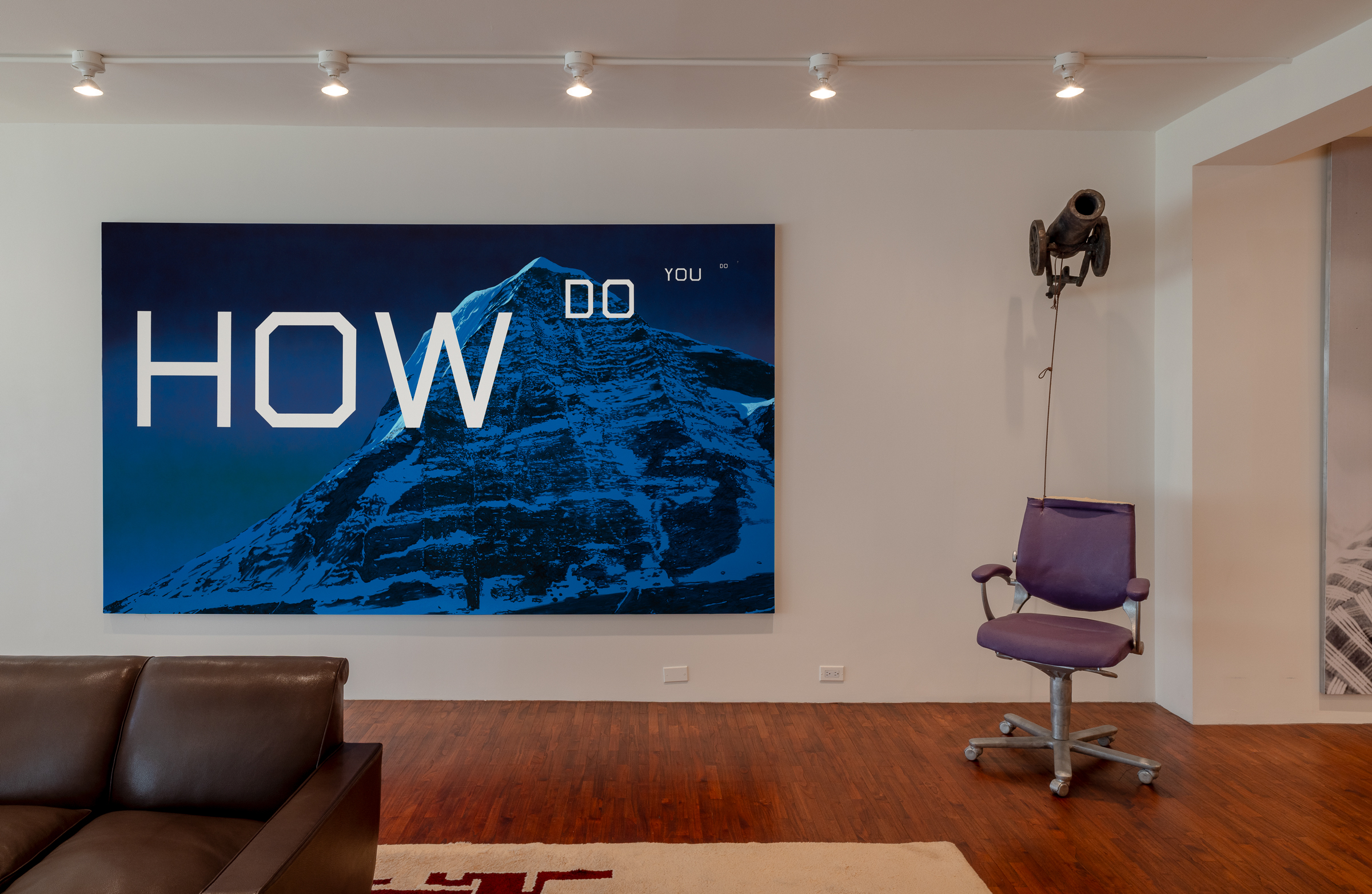 Edlis Neeson interior home with artworks