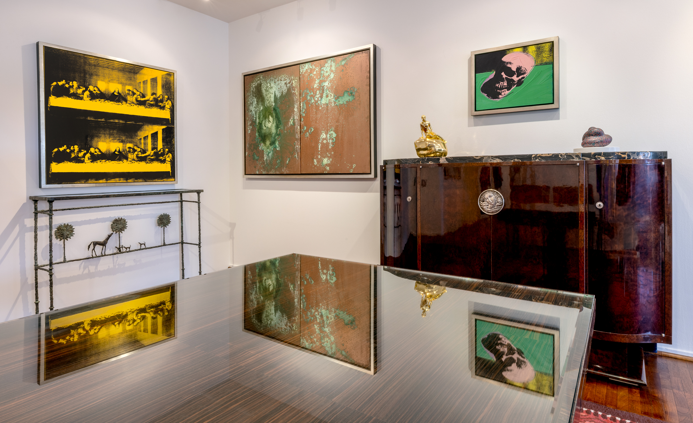 Edlis Neeson interior home with artworks