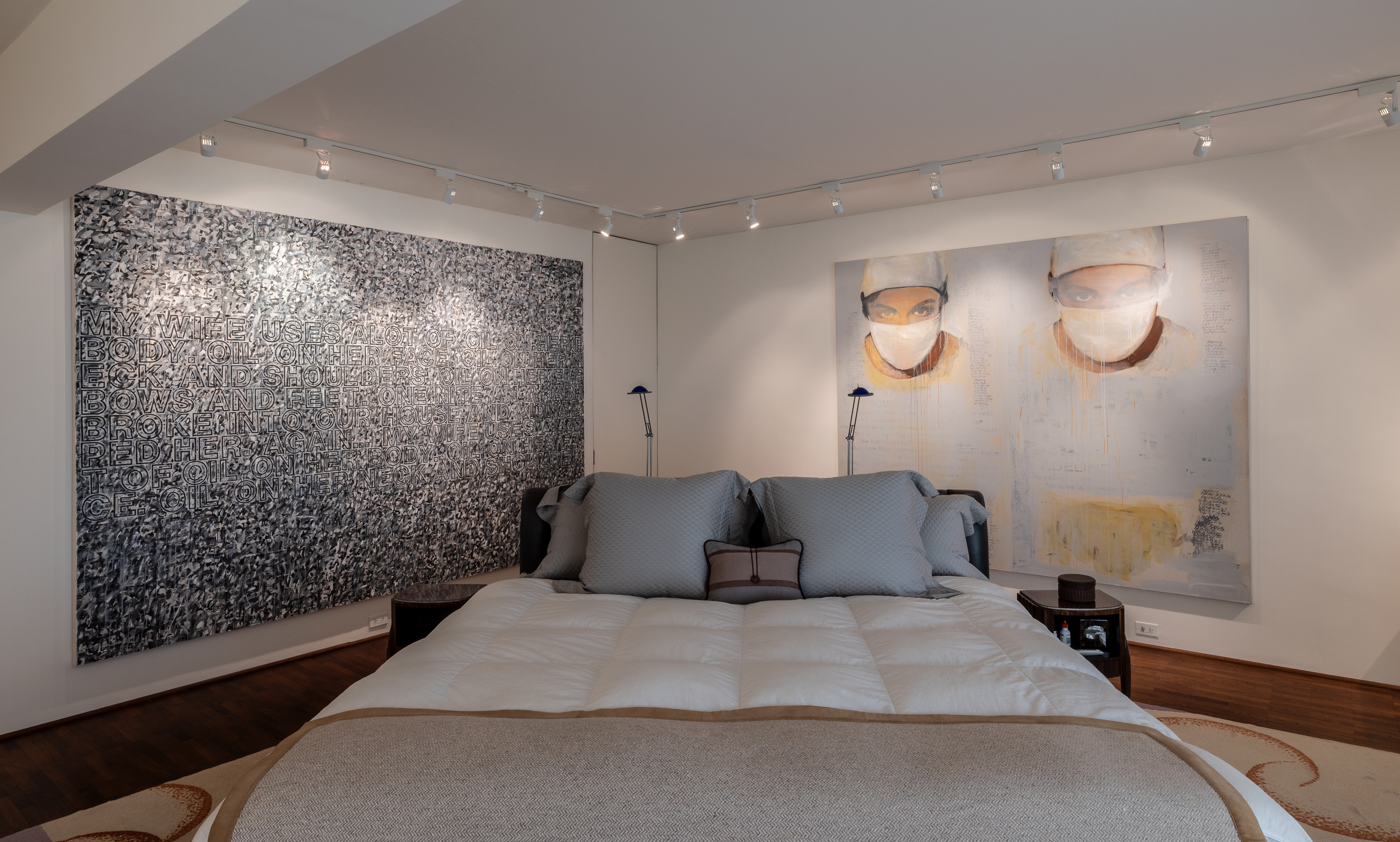 Edlis Neeson interior home with artworks