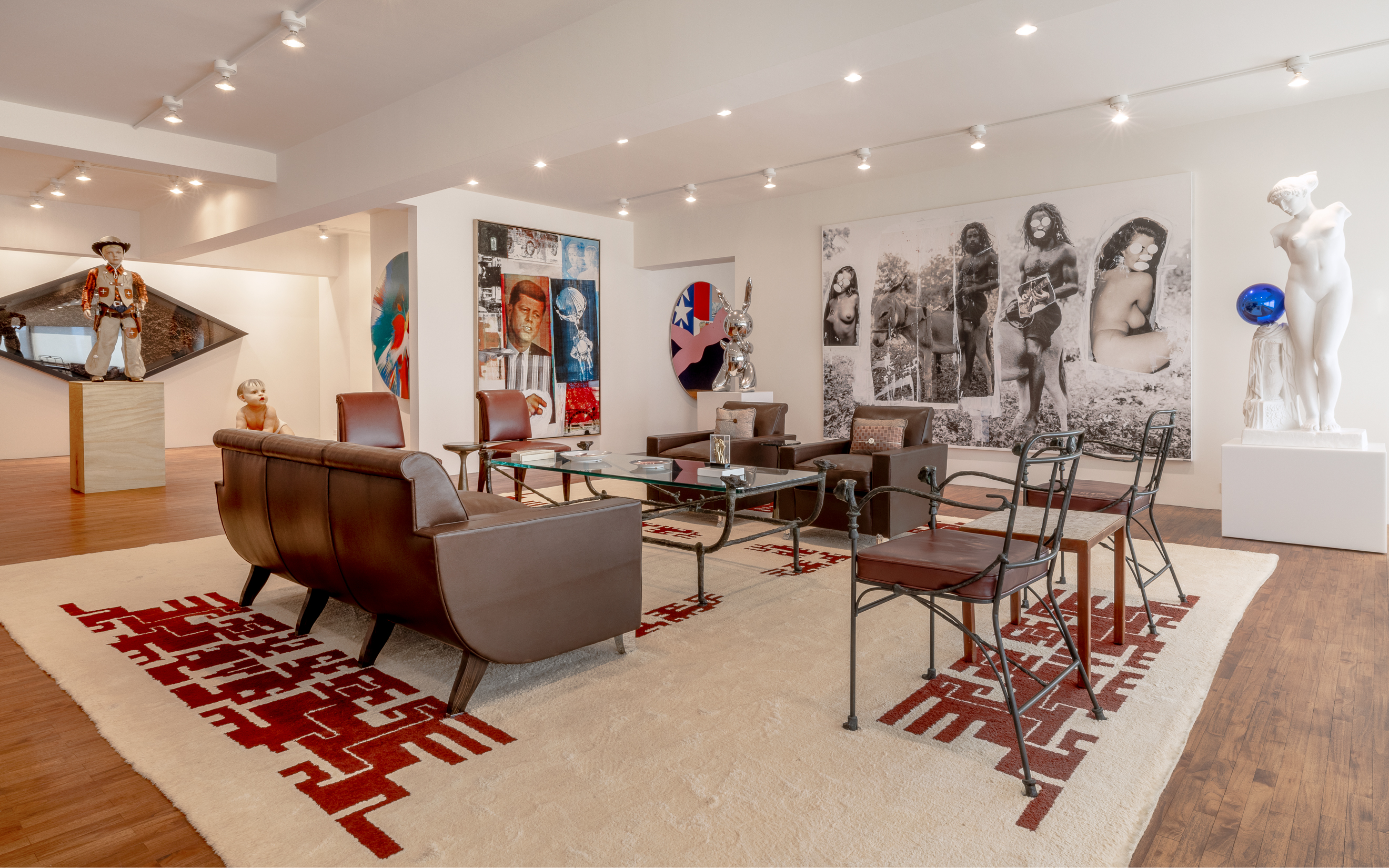Edlis Neeson interior home with artworks