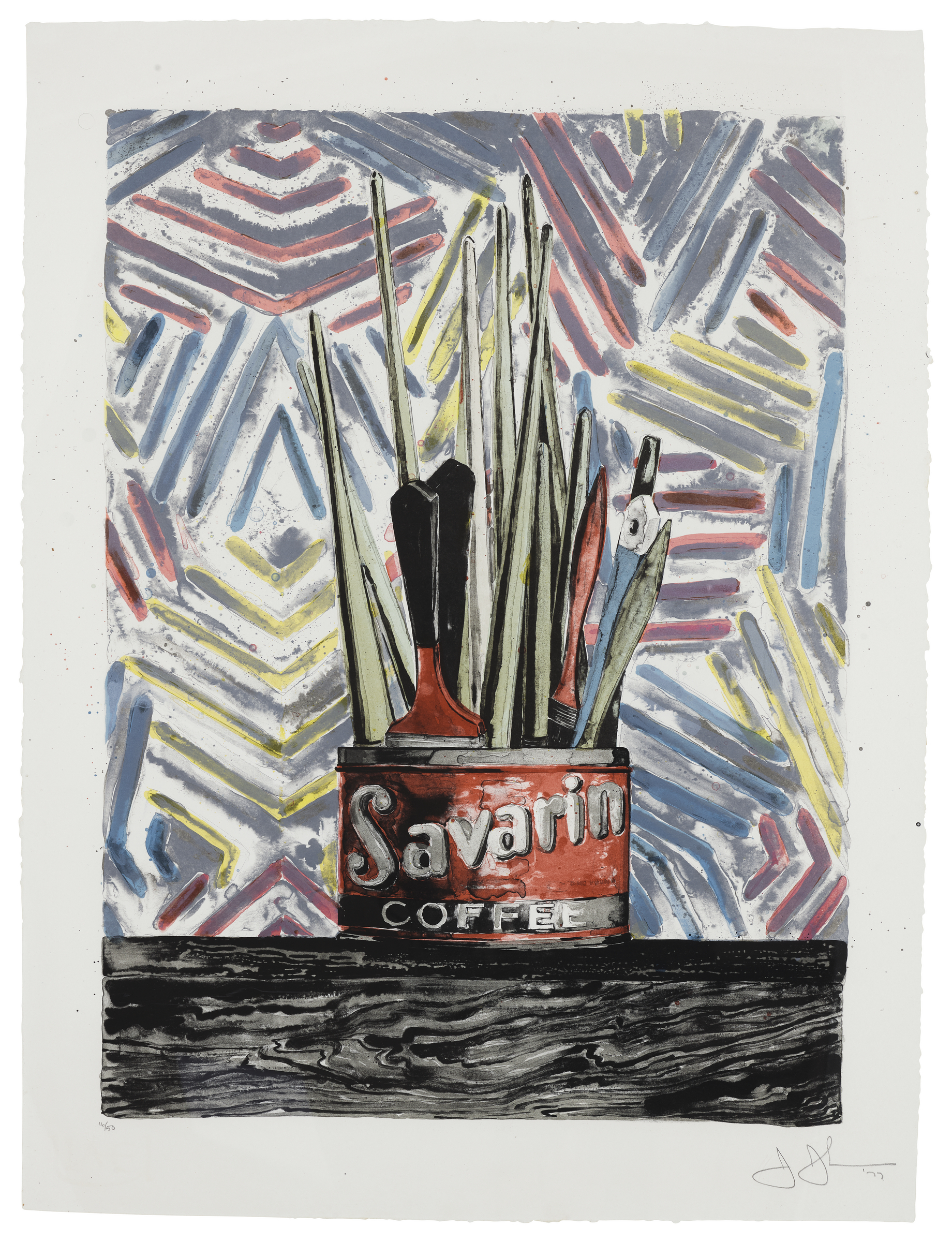 Jasper Johns print