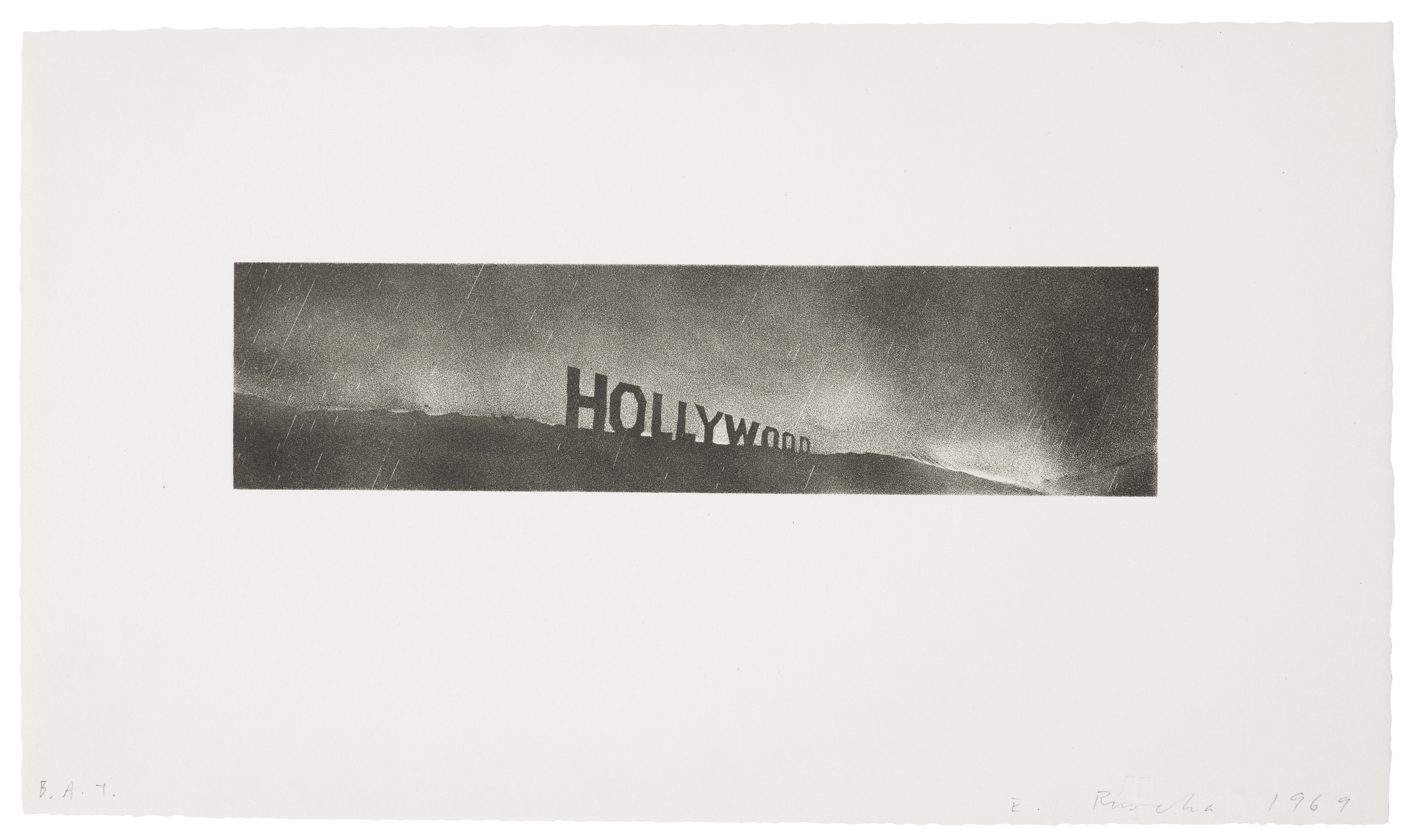 Ed Ruscha print