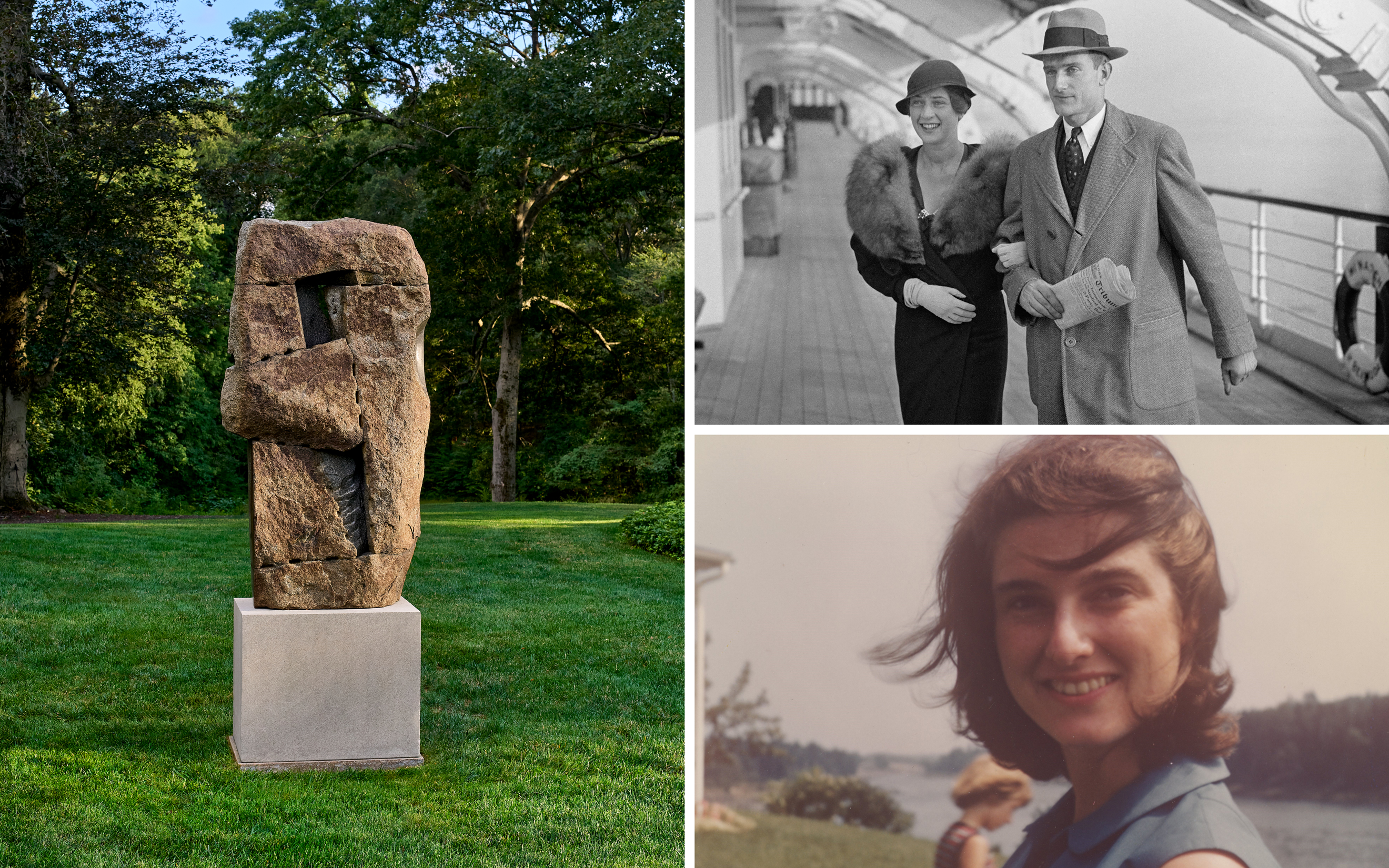 Noguchi "Myo", the Rockefellers, and Sandra Rockefeller 
