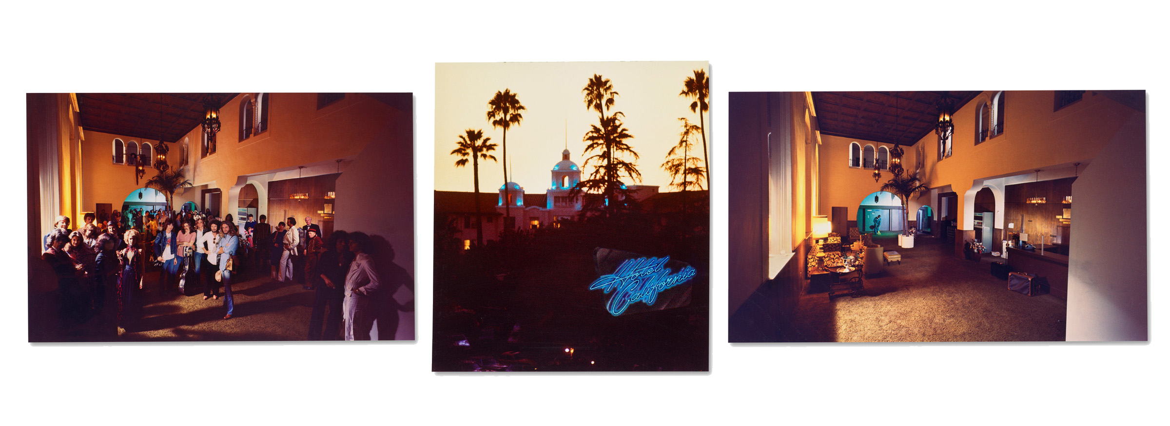 The Eagles' album Hotel California, 1976, photographed by David Alexander with graphics and art direction by John Kosh, offered in Groundbreakers: Icons of our Time on 11 December 2025 at Christie's in London