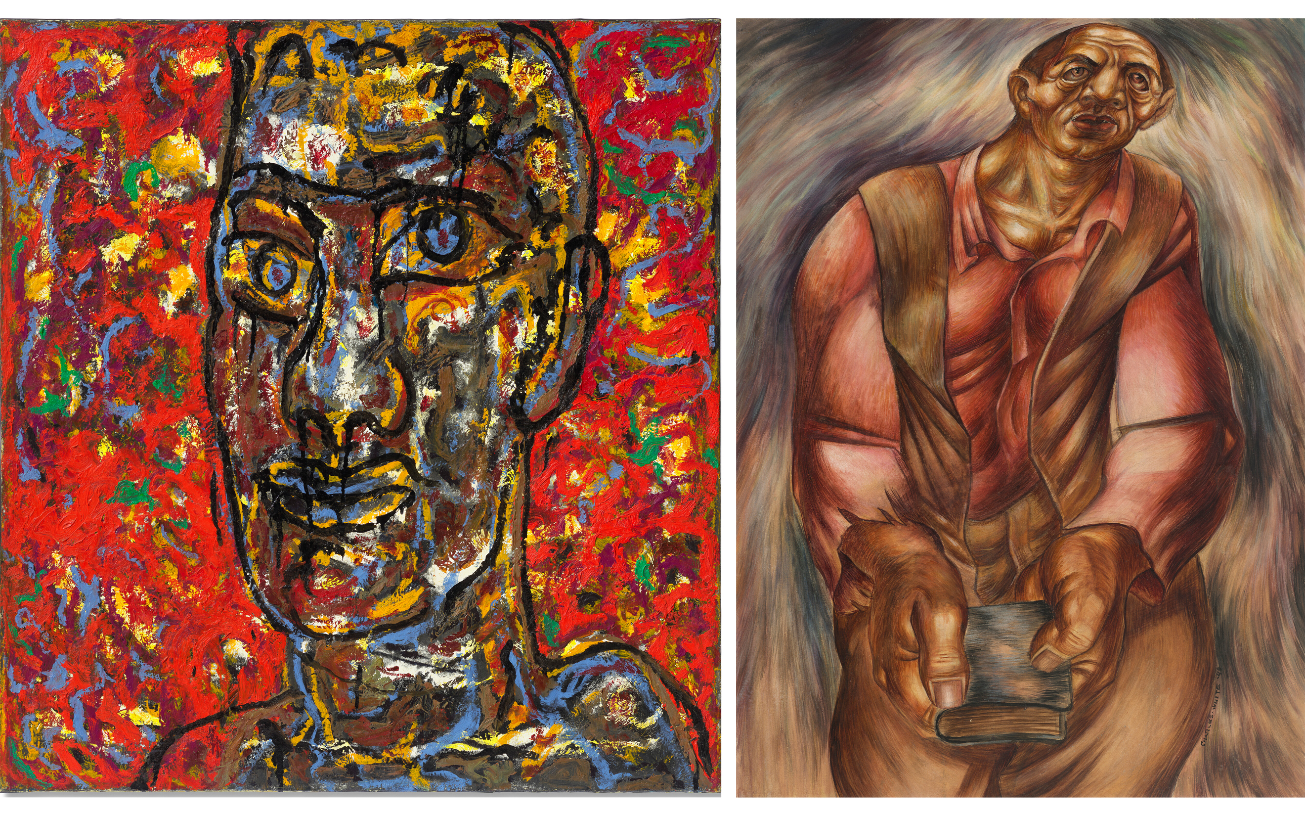 two Davidson collection paintings