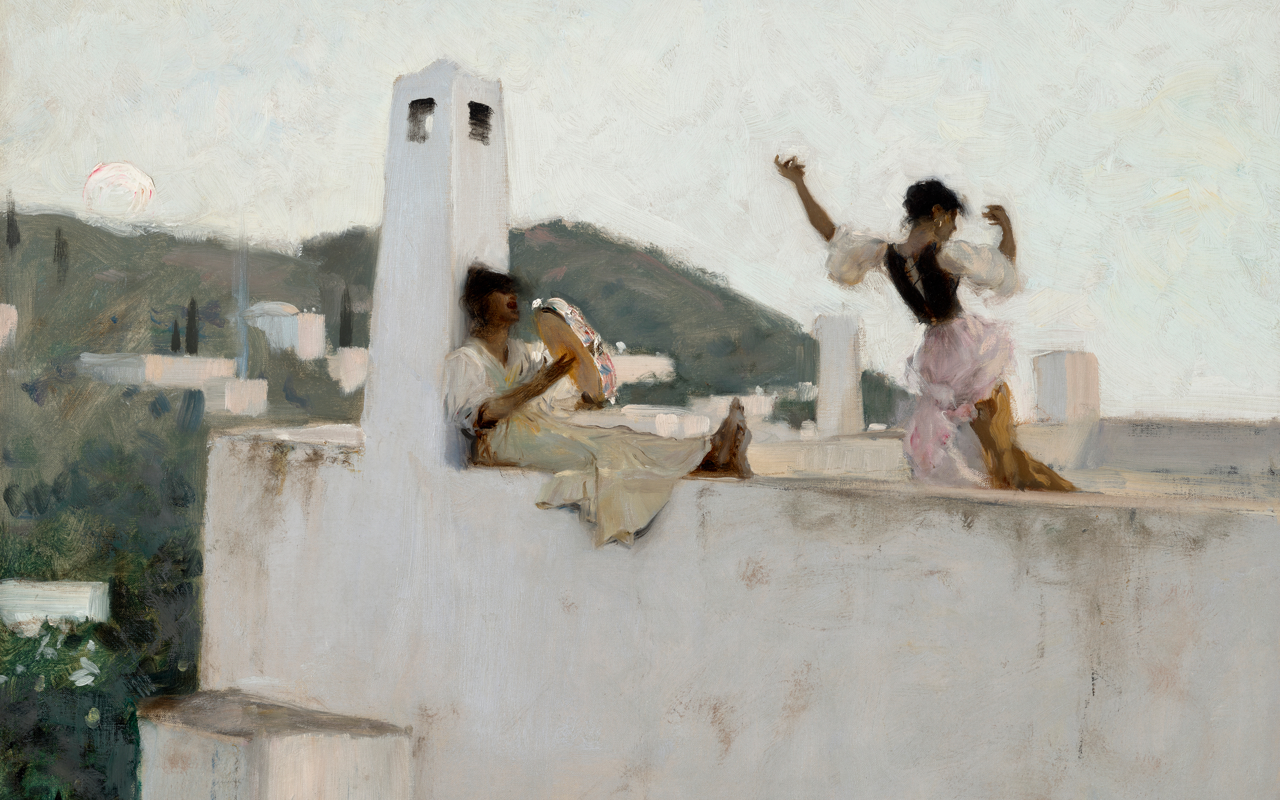 John Singer Sargent Capri painting
