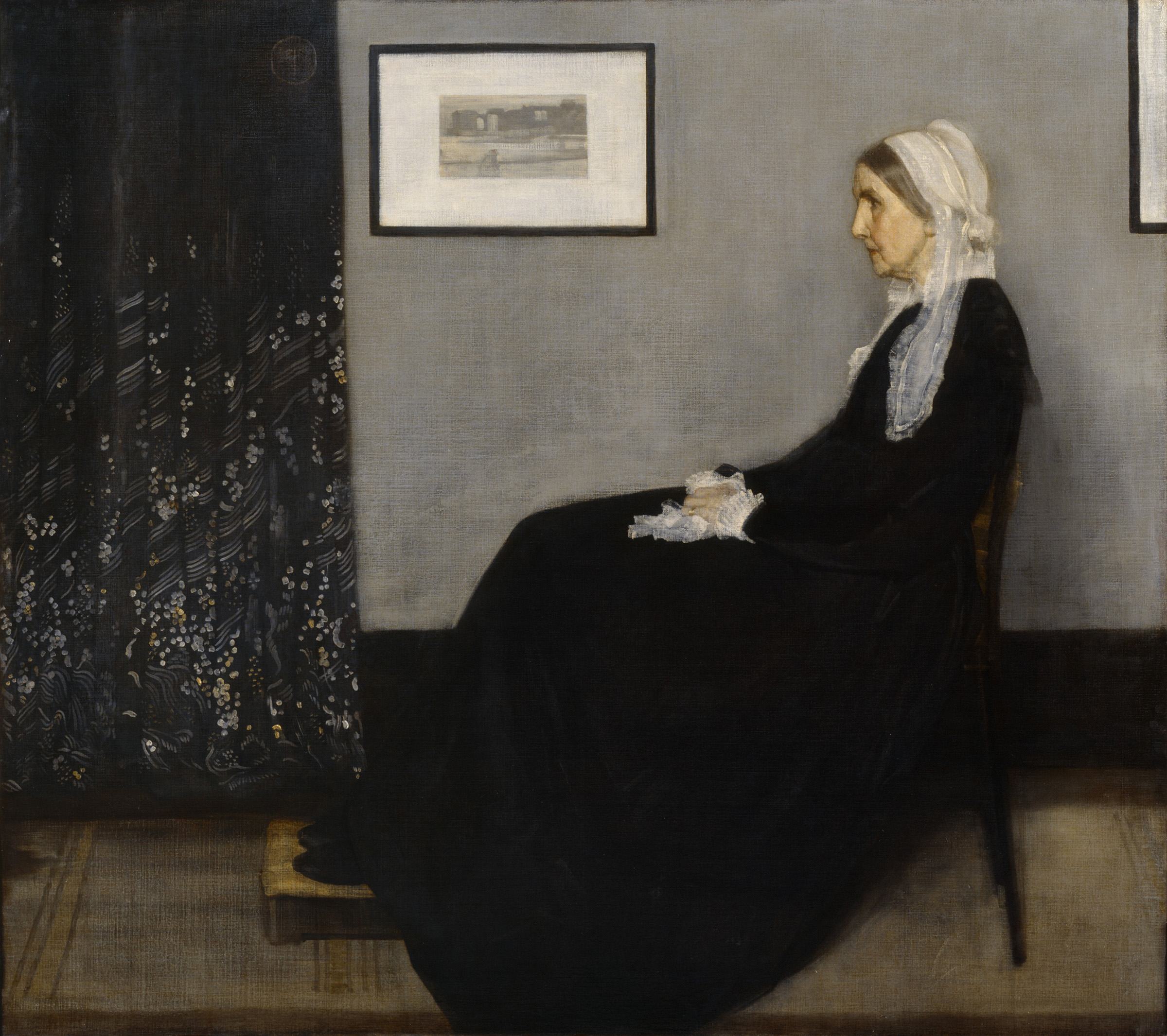James Abbott McNeill Whistler, Arrangement in Grey and Black No. 1, 1871, on show in James McNeill Whistler at Tate Britain