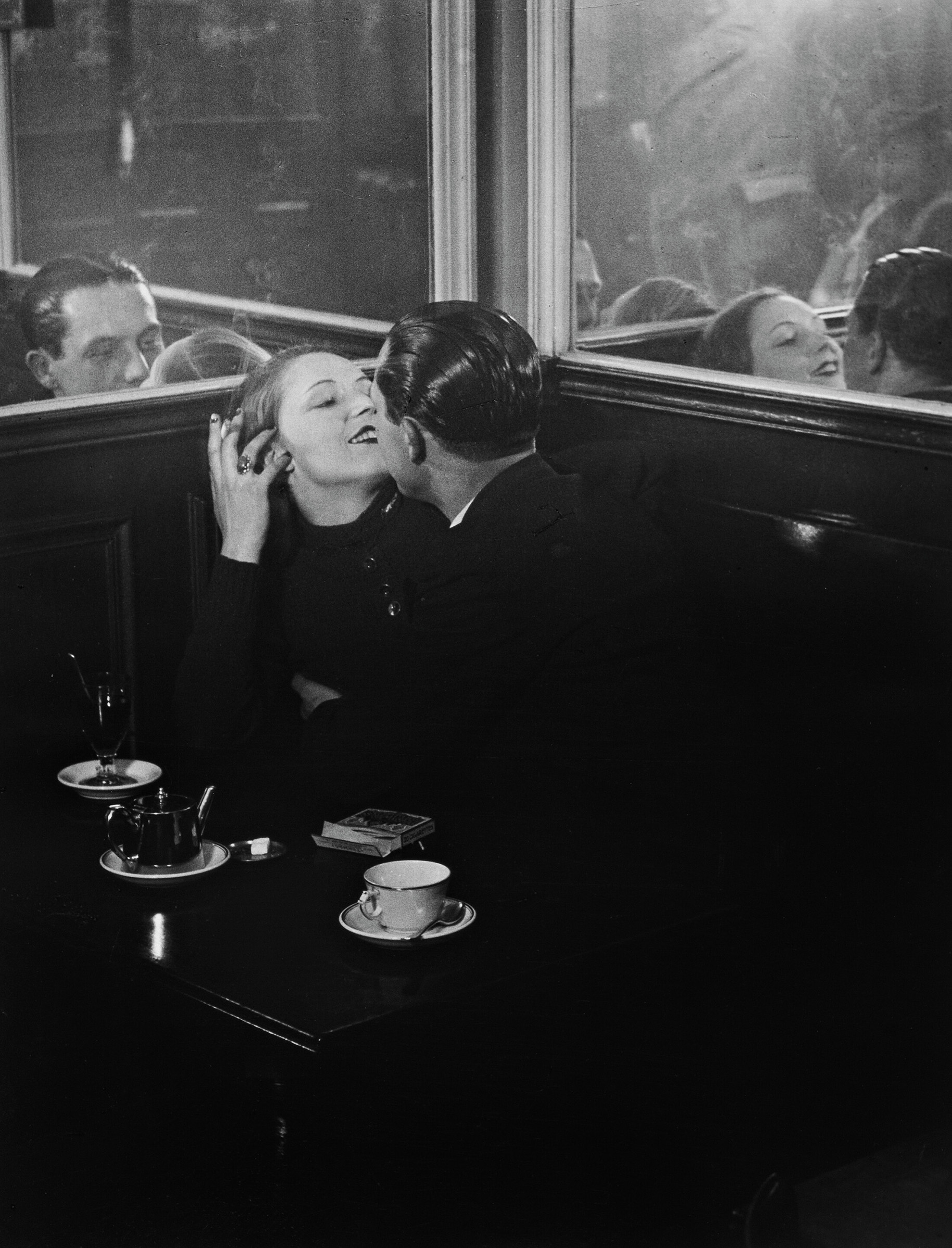 Brassai, Lovers in a Small French Cafe, Quartier Italie, Paris, circa 1930, in Brassai at the Moderna Museet, Stockholm