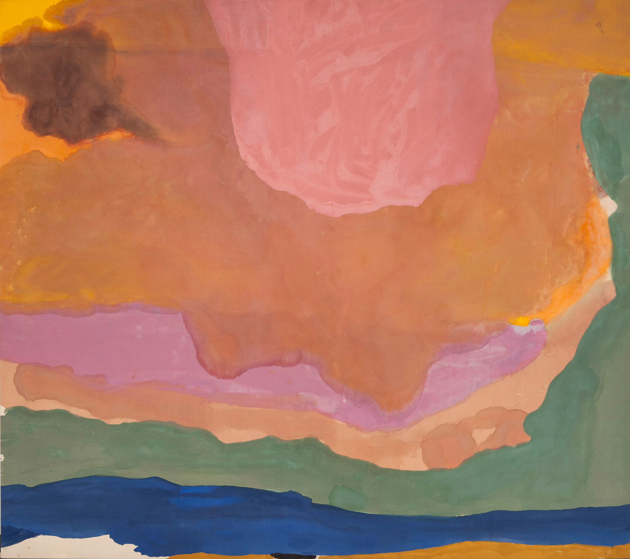 Helen Frankenthaler, Flood, 1967, in Helen Frankenthaler at the Kunstmuseum Basel