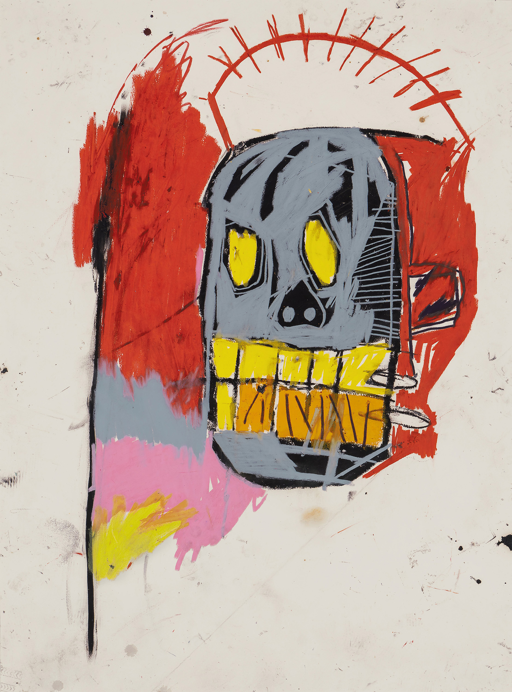 Jean-Michel Basquiat, Untitled, 1982, on show in Basquiat - Headstrong at the Louisiana Museum, Humlebaek, Denmark