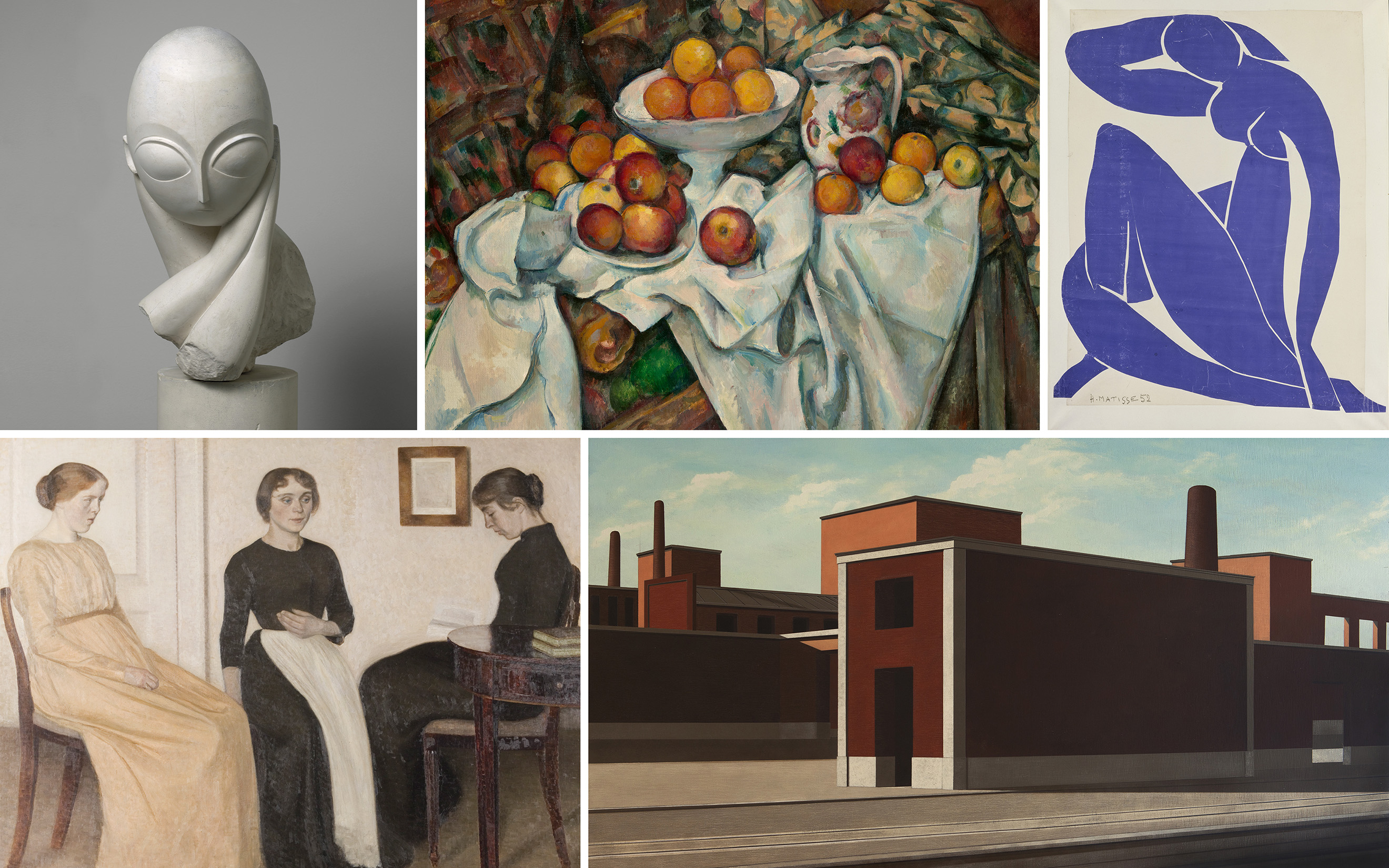 Works by Constantin Brancusi, Paul Cezanne, Henri Matisse, Arduino Cantafora, Vilhelm Hammershoi from Christie's must-see Europe 2026 art exhibitions guide