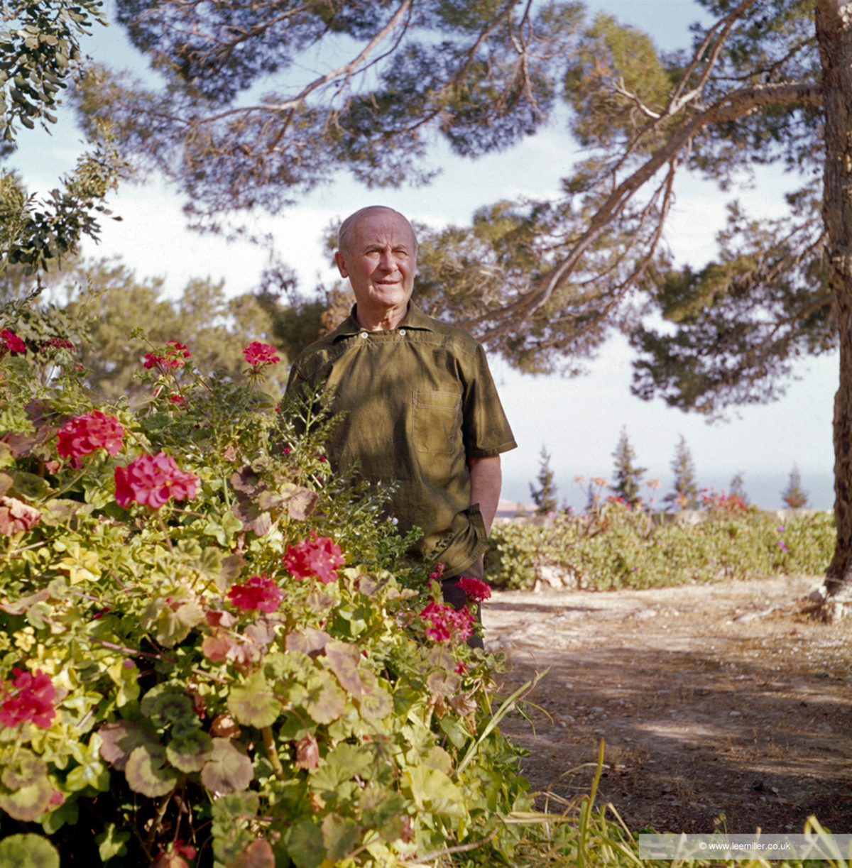 Joan Miro in Gallifa, near Barcelona, 1963. The mountain village was home to the studio of Miro's friend Josep Llorens Artigas, with whom he collaborated on many ceramic artworks