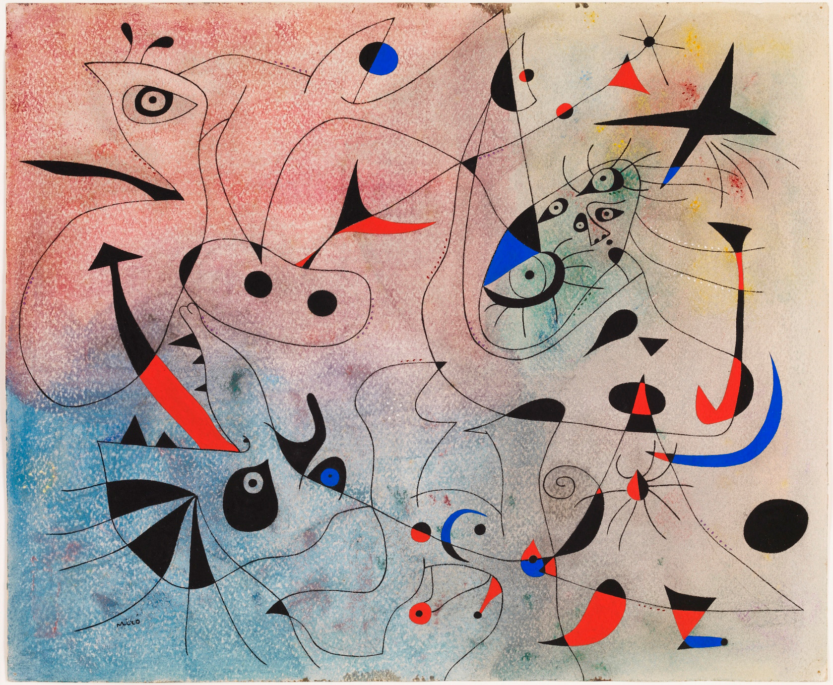 Joan Miro, L'Etoile matinale (Morning Star), 1940 at Fundacio Joan Miro, Barcelona