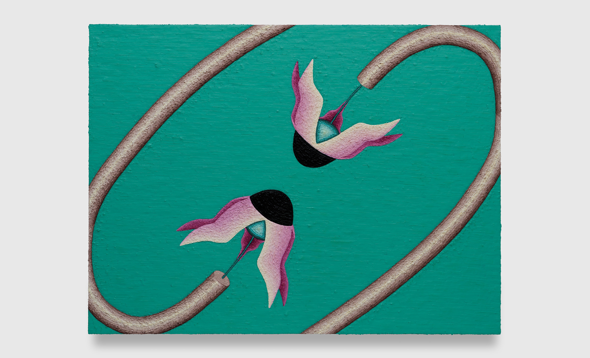 Nadia Ayari, Facing II, 2025. This work is included in Nadia Ayari: Views from the Observation Deck, presented by Selma Feriani Gallery at Art Basel Qatar, 5-7 February 2026