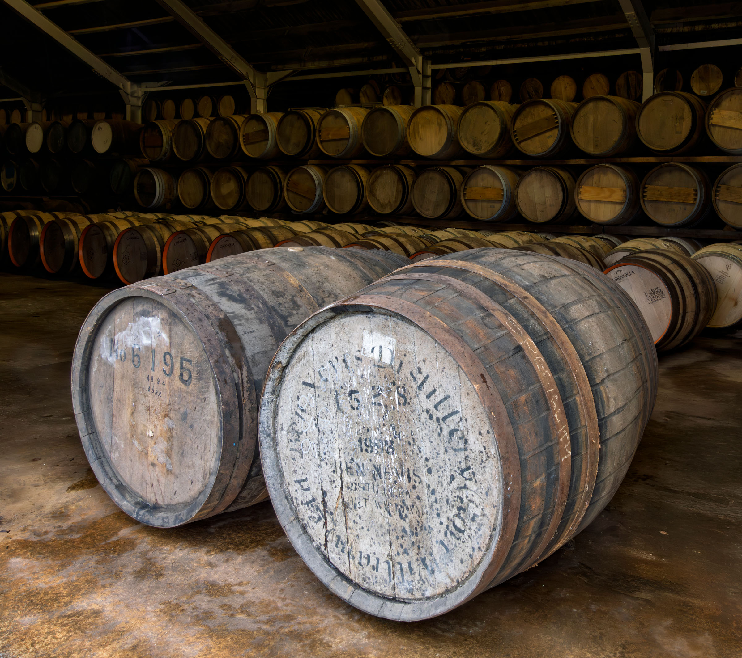 The two 500-litre casks of Karuizawa whisky - numbered 6195 and 888 - both distilled in Japan in 1999 and now held at Tormore Distillery in Speyside, Scotland. Offered in A Final Chapter: The Last Karuizawa Casks from the Collection of Sukhinder Singh on 10 March 2026 at Christie's in London