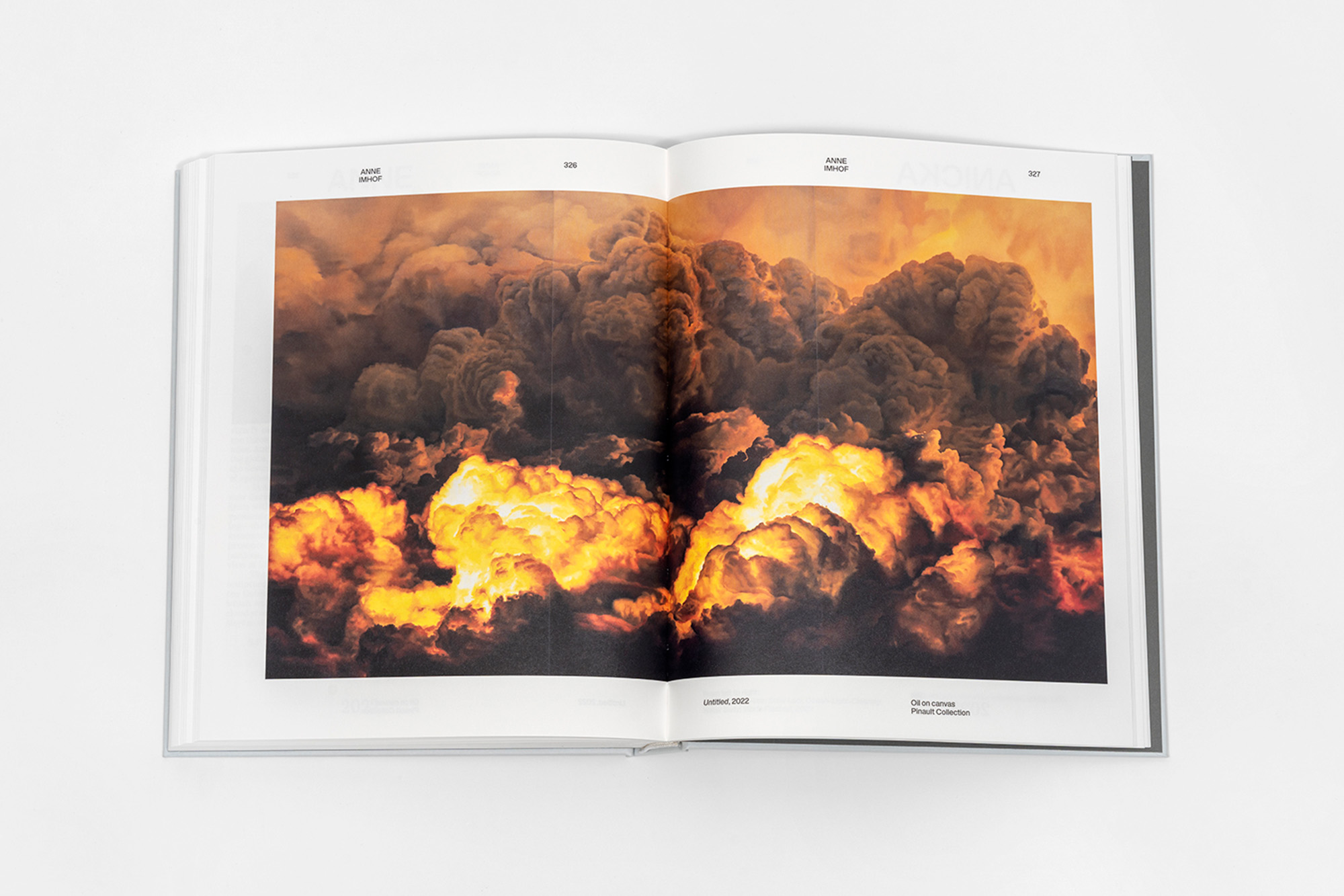 A spread from Masterpieces of the Pinault Collection showing Anne Imhof, Untitled, 2022. Pinault Collection