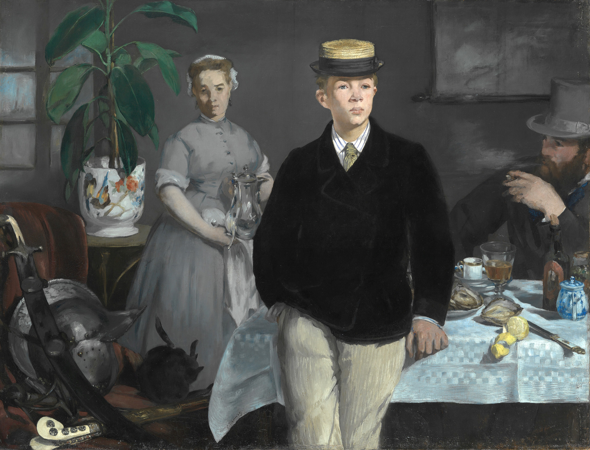Among the works that will be on show in the Alte Nationalgalerie's exhibition Cassirer and the Breakthrough of Impressionism is Edouard Manet, Le Dejeuner, 1868