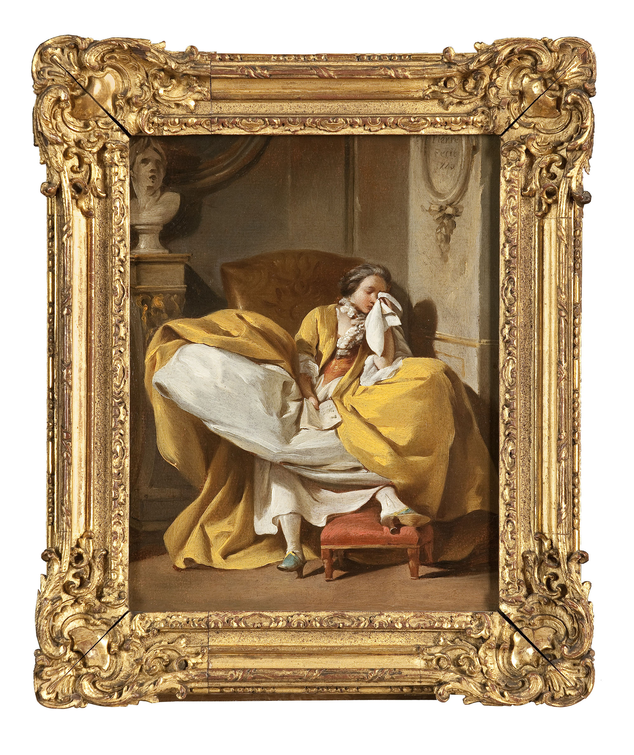 Jean-Baptiste-Marie Pierre, The Bad News, at the Musee des Arts Decoratifs