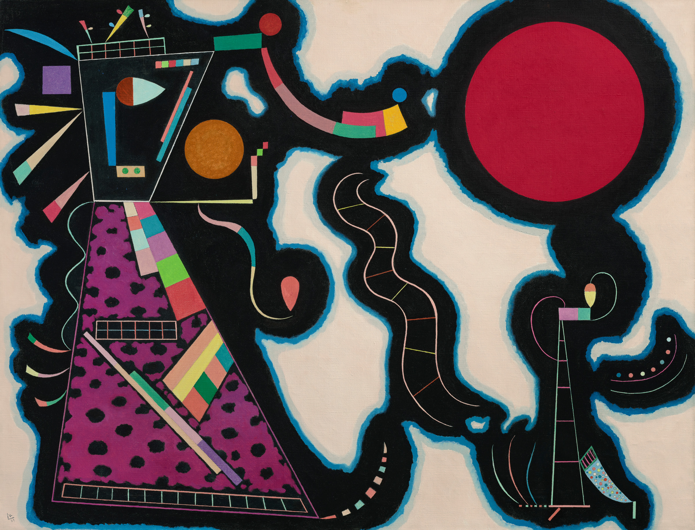 Wassily Kandinsky, Le Rond rouge, 1939, offered in the 20th/21st Century: London Evening Sale on 5 March 2026 at Christie's in London