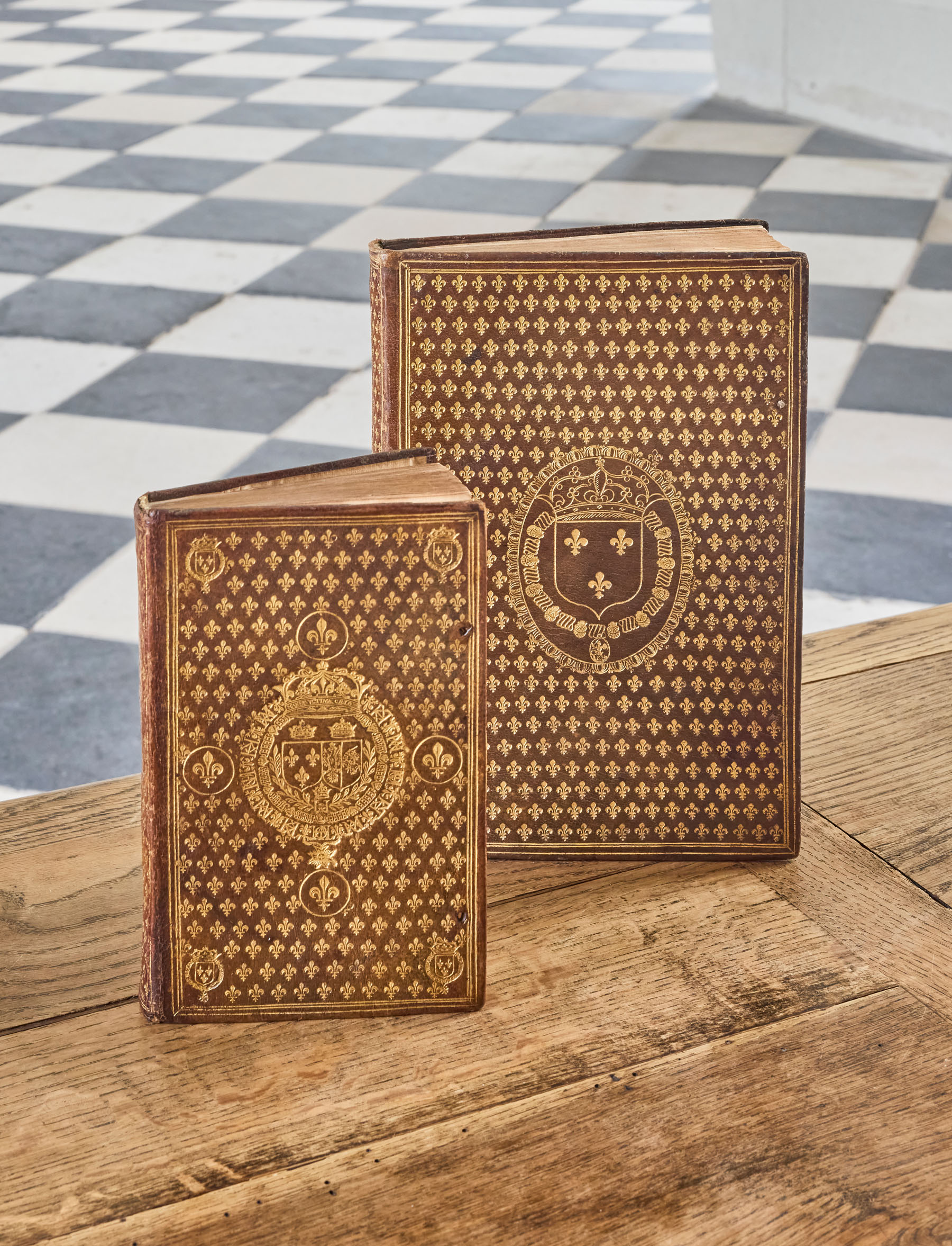 Left: Scevole de Sainte-Marthe (1536-1623), Poemata. Paris: Mamert Patisson chez Robert Estienne, 1587. Right: Pontus de Tyard, Deux discours de la nature du Monde, and de ses parties. Paris: Mamert Patisson, au logis de Robert Estienne, 1578. Both offered in La bibliotheque poetique de Jean Paul Barbier-Mueller, 4e partie on 24 March 2026 at Christie's in Paris