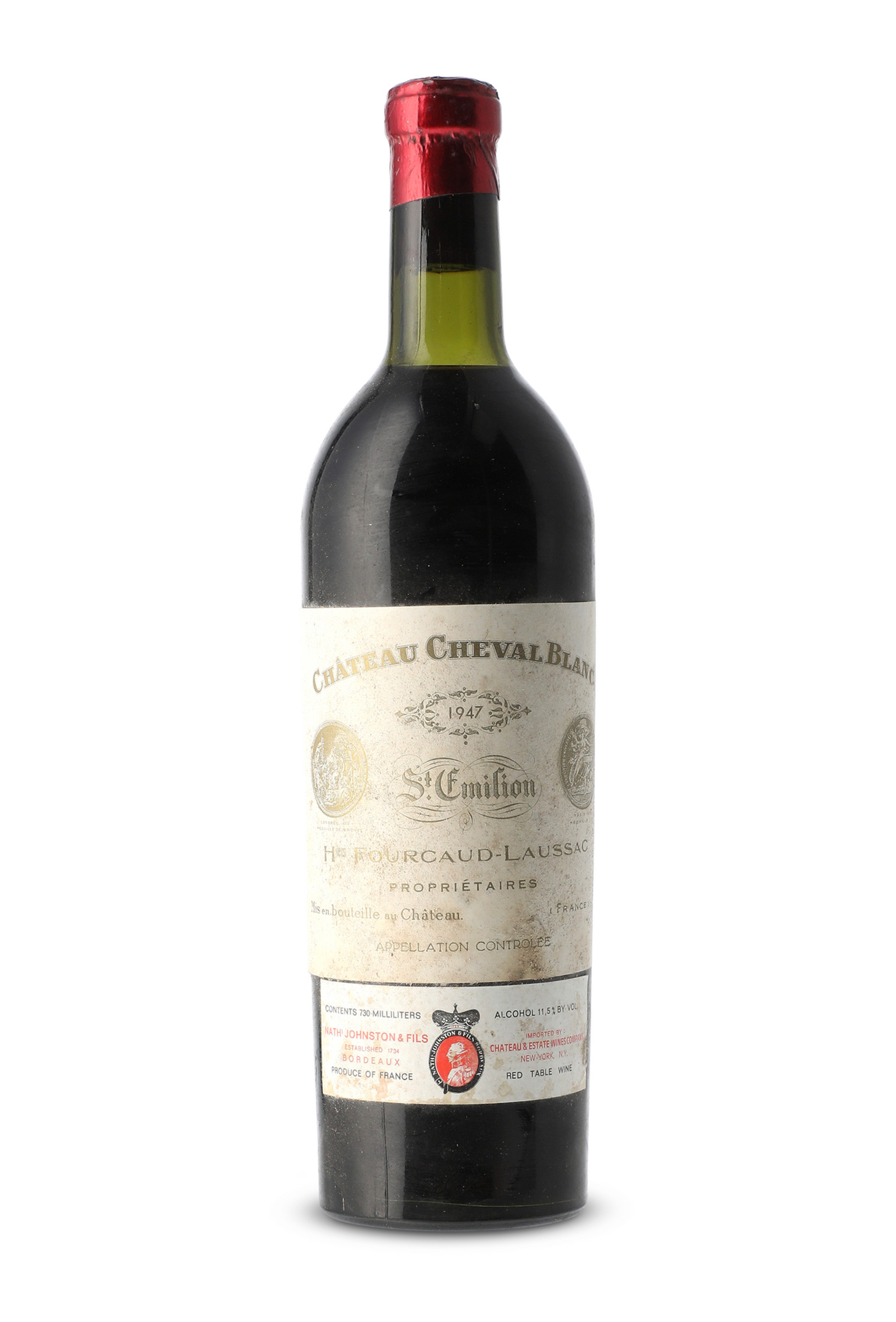 Chateau Cheval Blanc 1947, offered in Final Treasures from the Wine Cellar of Andrew Lloyd Webber, 22 April to 6 May 2026 at Christie's Online