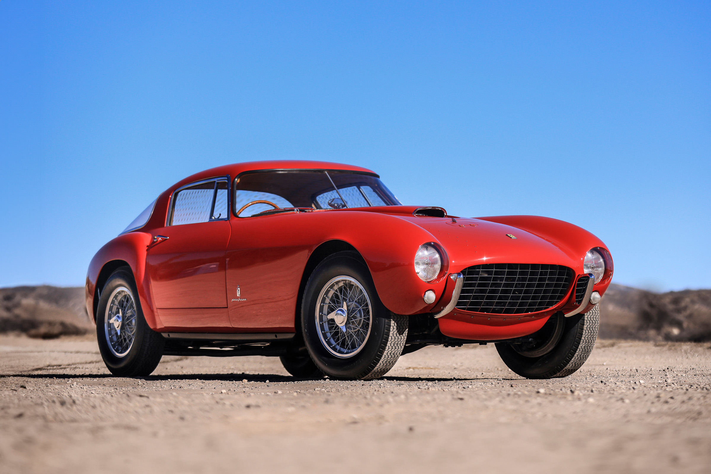 1955 Ferrari 375 MM Berlinetta, coachwork by Pininfarina. Sold for $9,465,000 in March 2025 by Gooding Christie's at Amelia Island, Florida