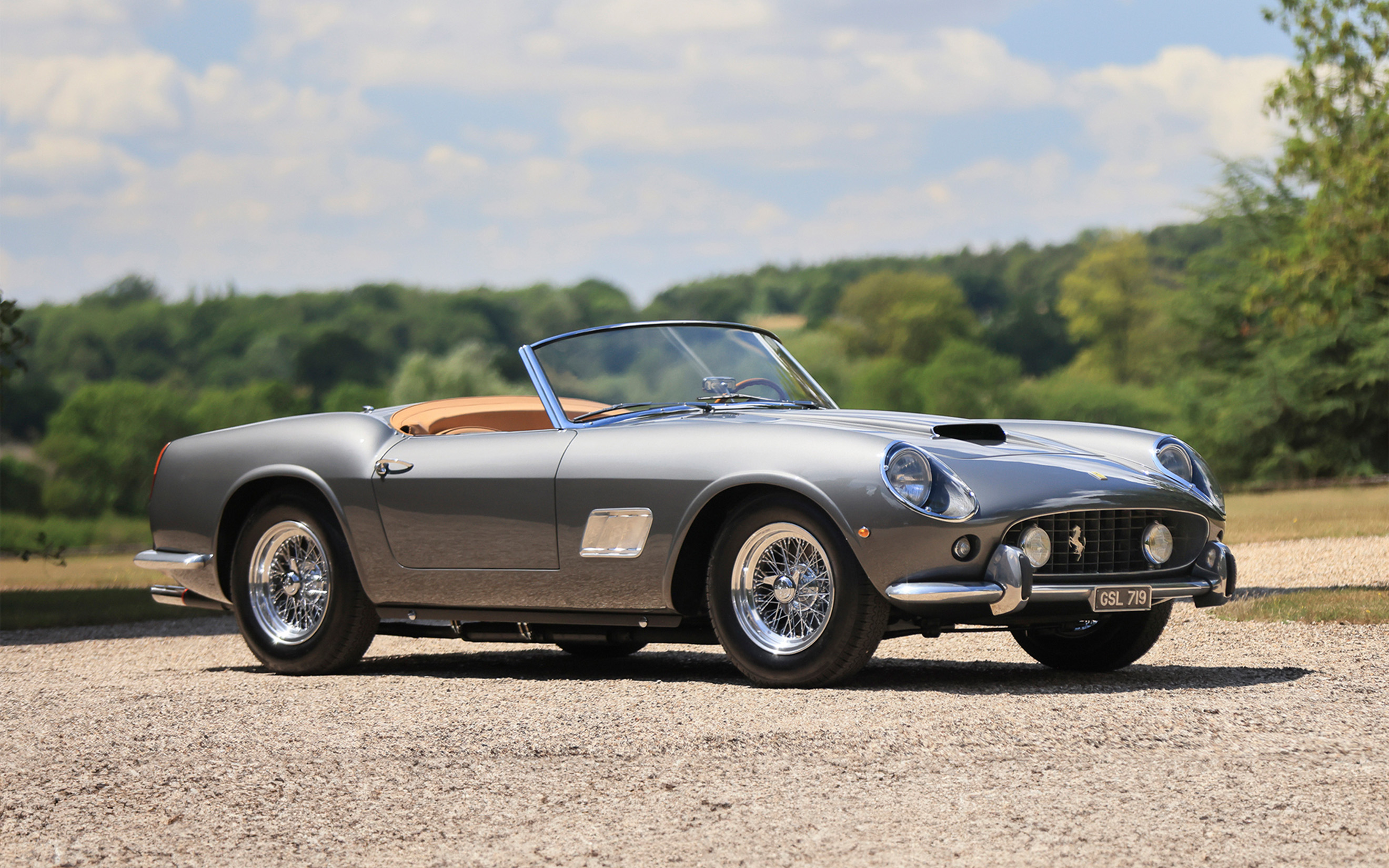 1961 Ferrari 250 GT SWB California Spider Competizione, coachwork by Scaglietti. Sold for $25,305,000 in August 2025 by Gooding Christie's at Pebble Beach, California