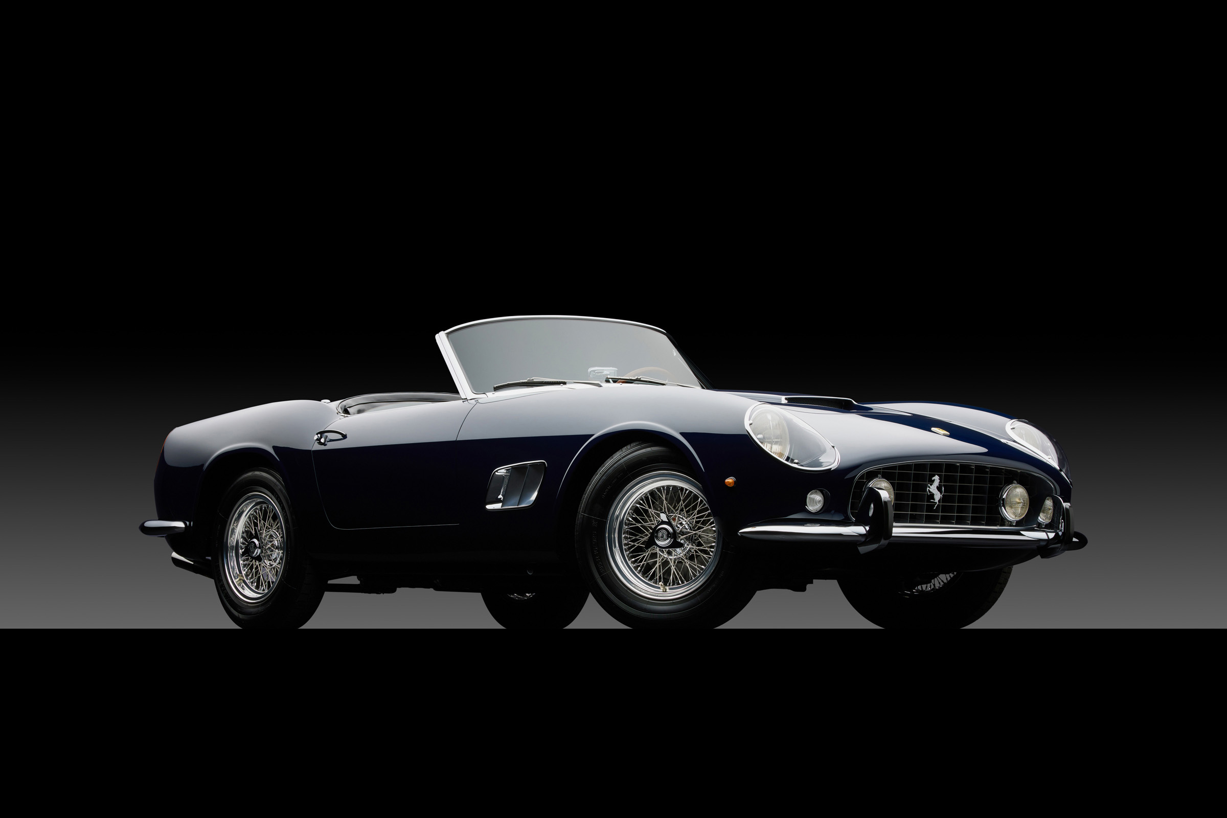 1960 Ferrari 250 GT SWB California Spider, coachwork by Scaglietti. Sold for $16,505,000 in March 2026 by Gooding Christie's at Amelia Island, Florida