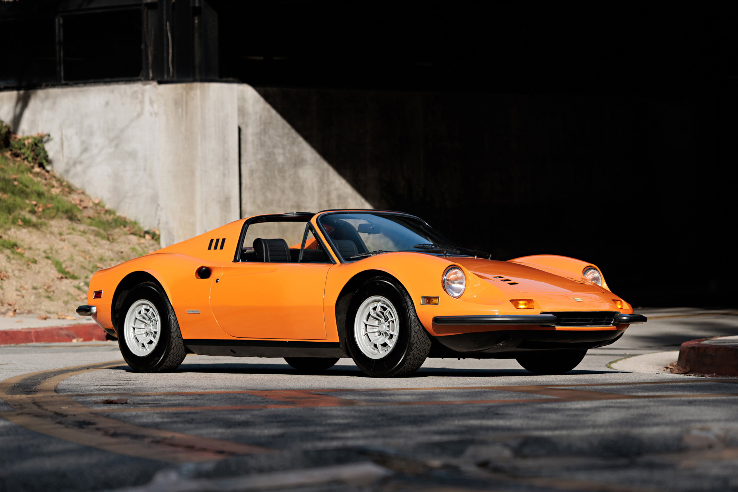 1974 Ferrari Dino 246 GTS, coachwork by Scaglietti. Sold for $1,325,000 in March 2026 by Gooding Christie's at Amelia Island, Florida