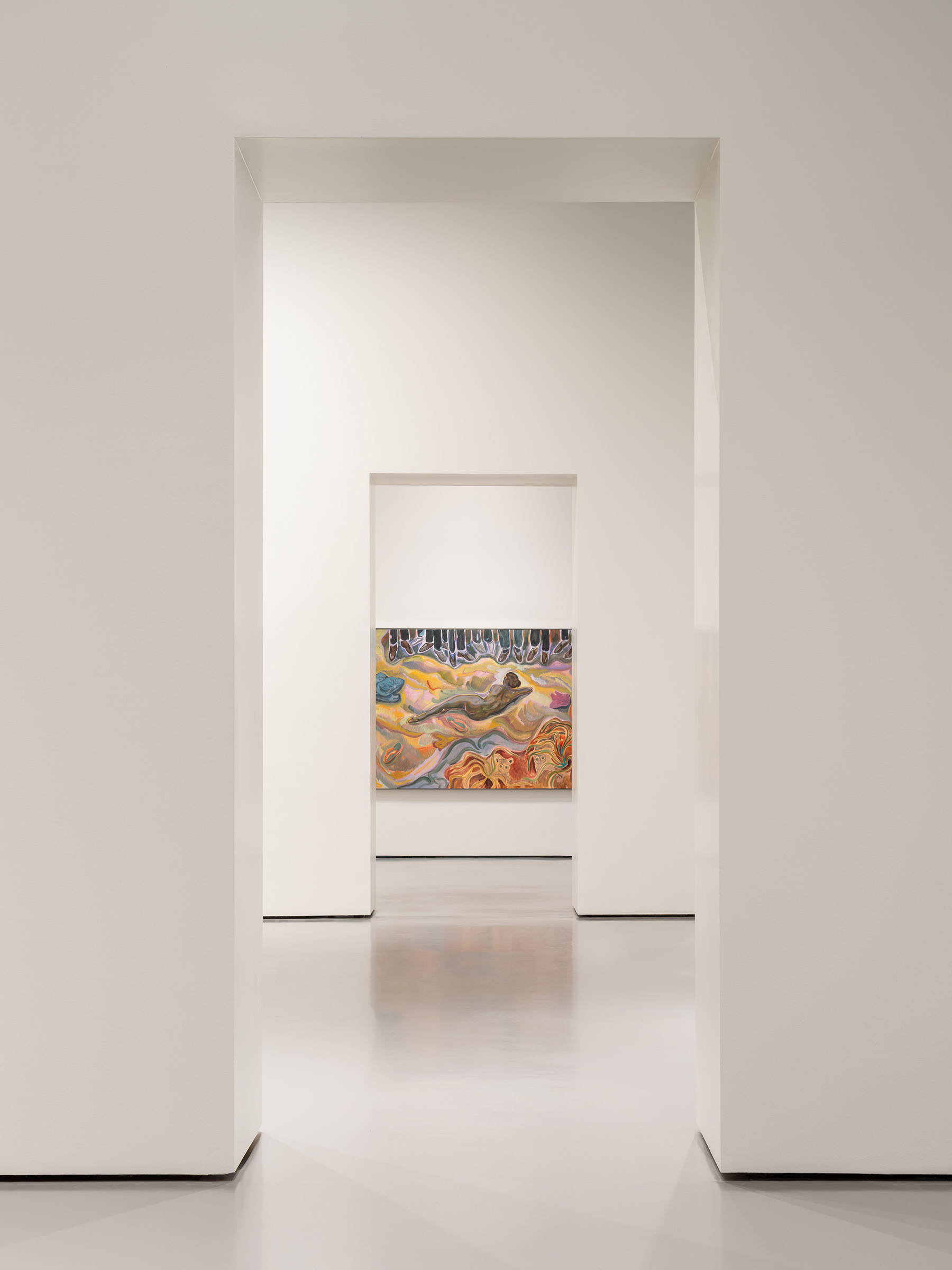 Michael Armitage, #mydressmychoice, 2015, on show in Michael Armitage. The Promise of Change at Palazzo Grassi