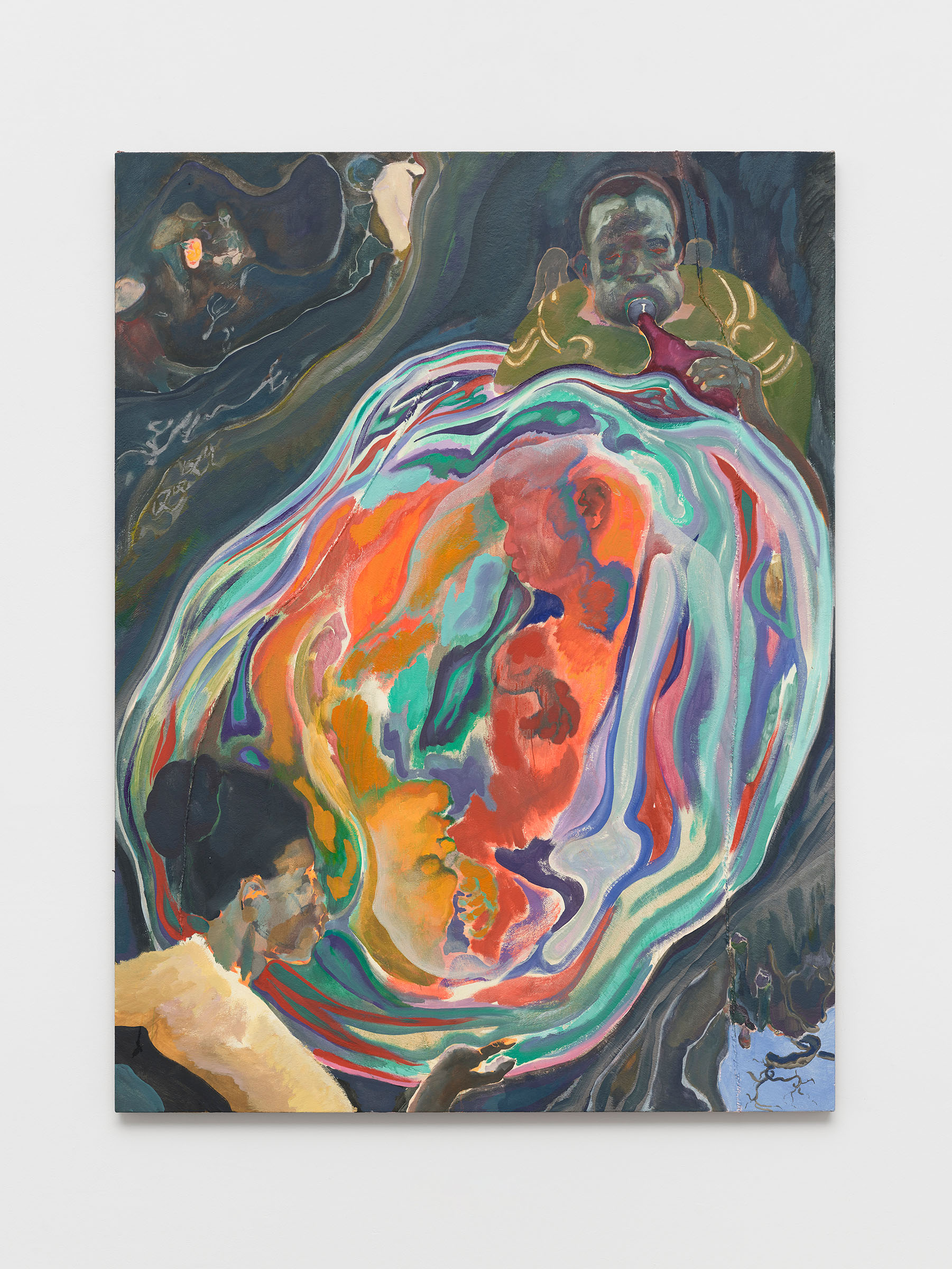 Michael Armitage, Cave, 2021, on show in Michael Armitage. The Promise of Change at Palazzo Grassi
