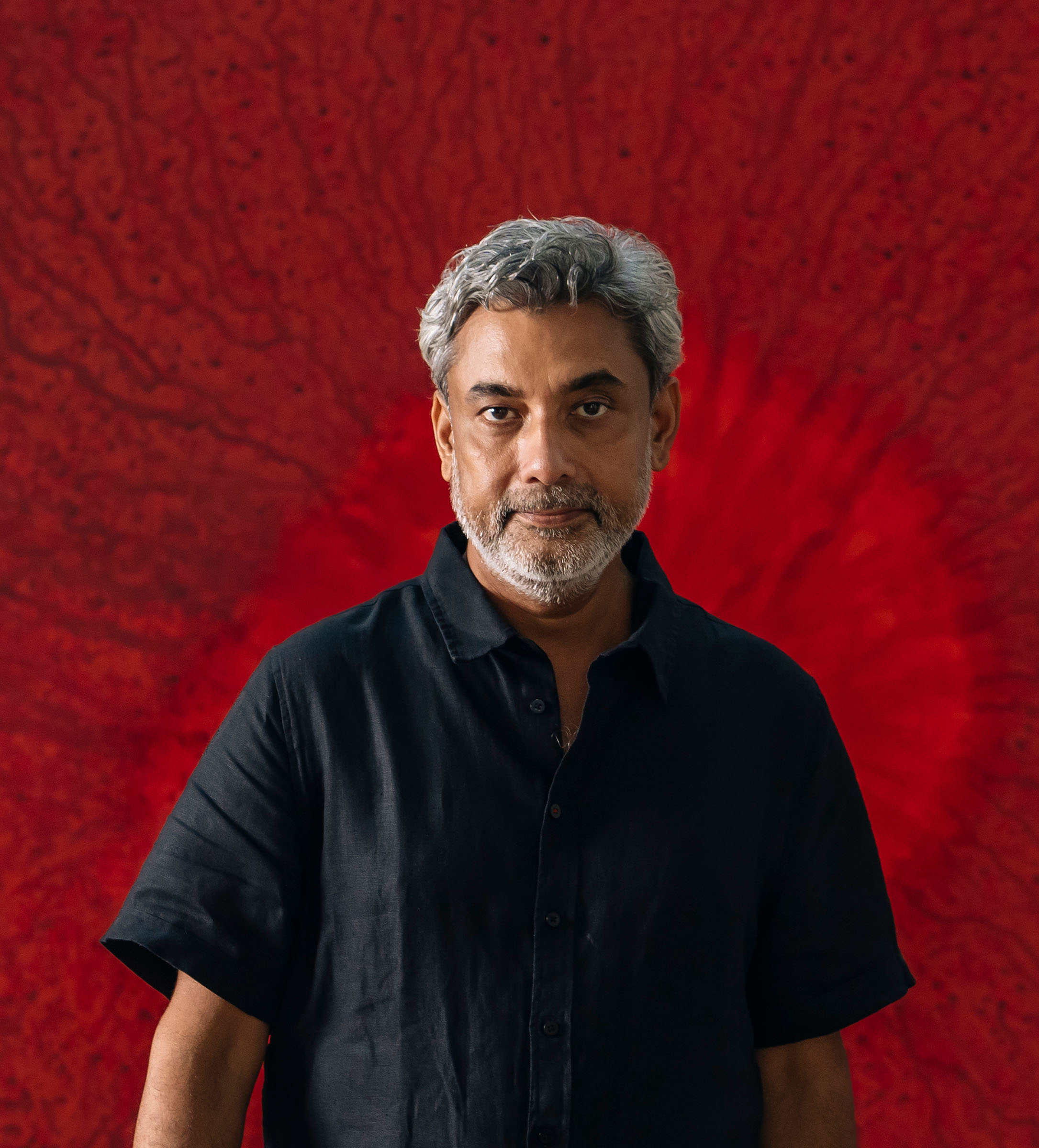Artist Alwar Balasubramaniam, whose work - made using soil from his native Tamil Nadu - confronts the problem of over-harvesting there