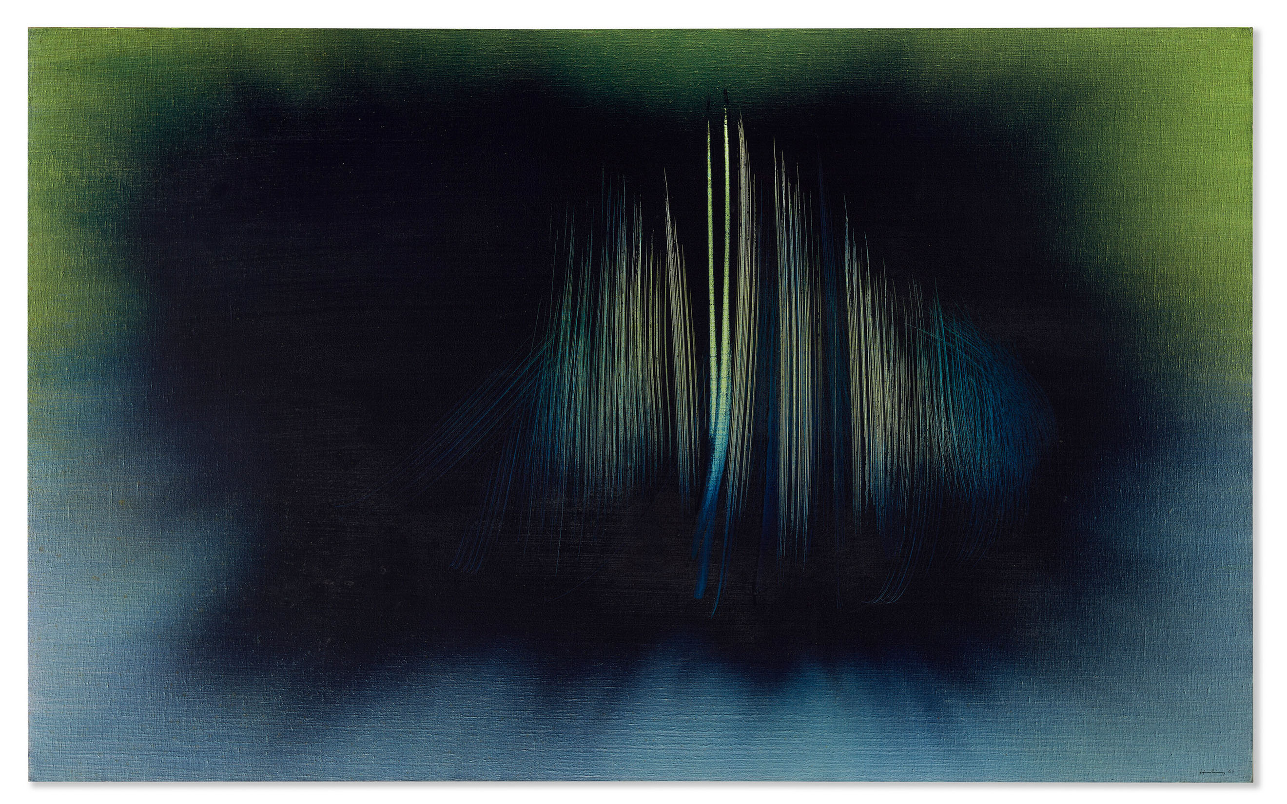Hans Hartung, T1966-E21, 1966, offered in Art Contemporain on 16 April 2026 at Christie's in Paris