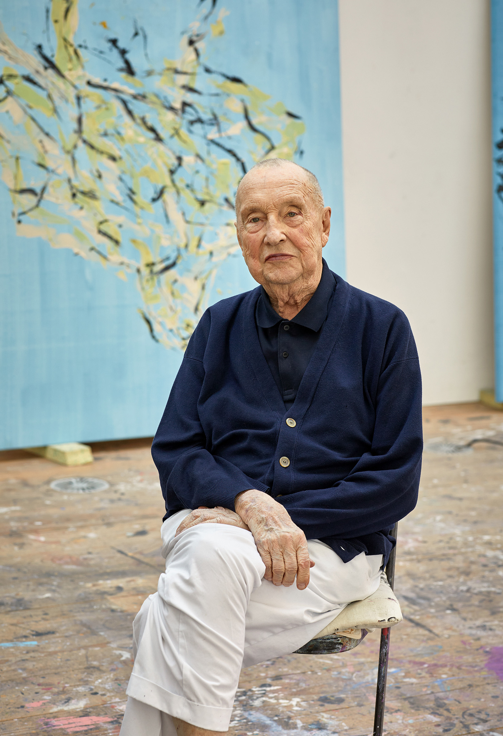 Portrait of Georg Baselitz, 2024