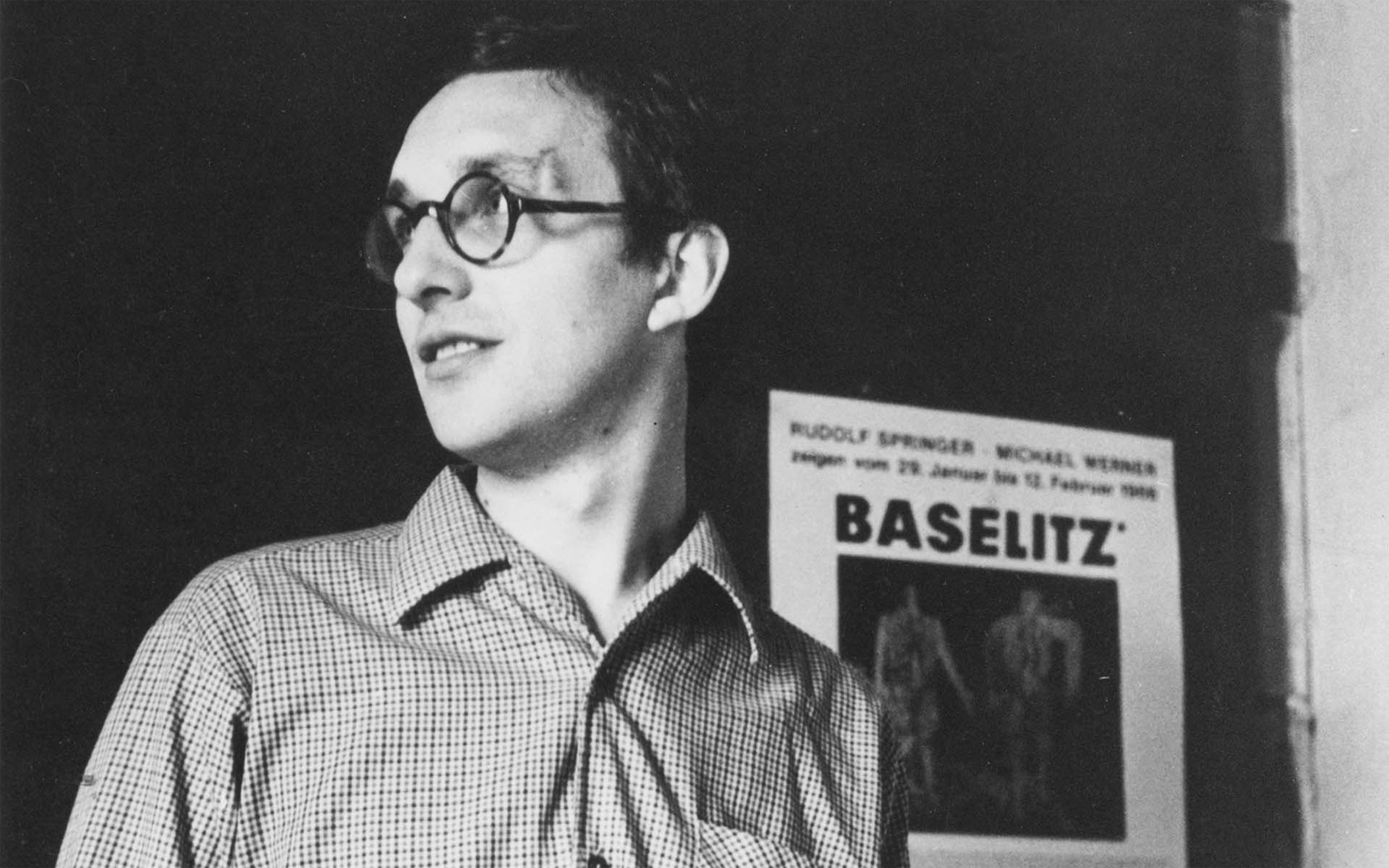 'For an artist, it is only breaking the rules that's interesting.' Georg Baselitz, photographed in 1966